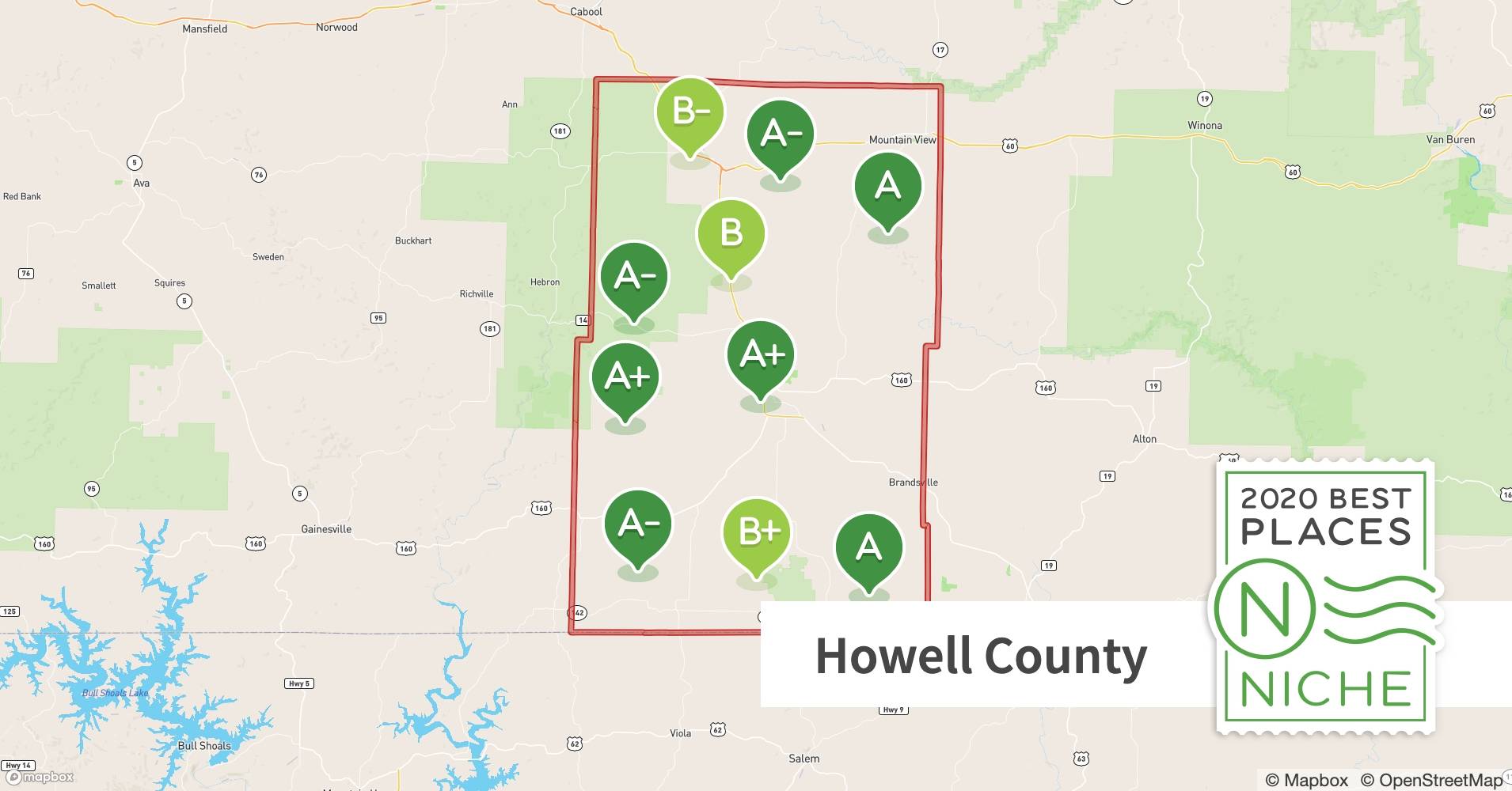 2020 Safe Places to Live in Howell County, MO Niche