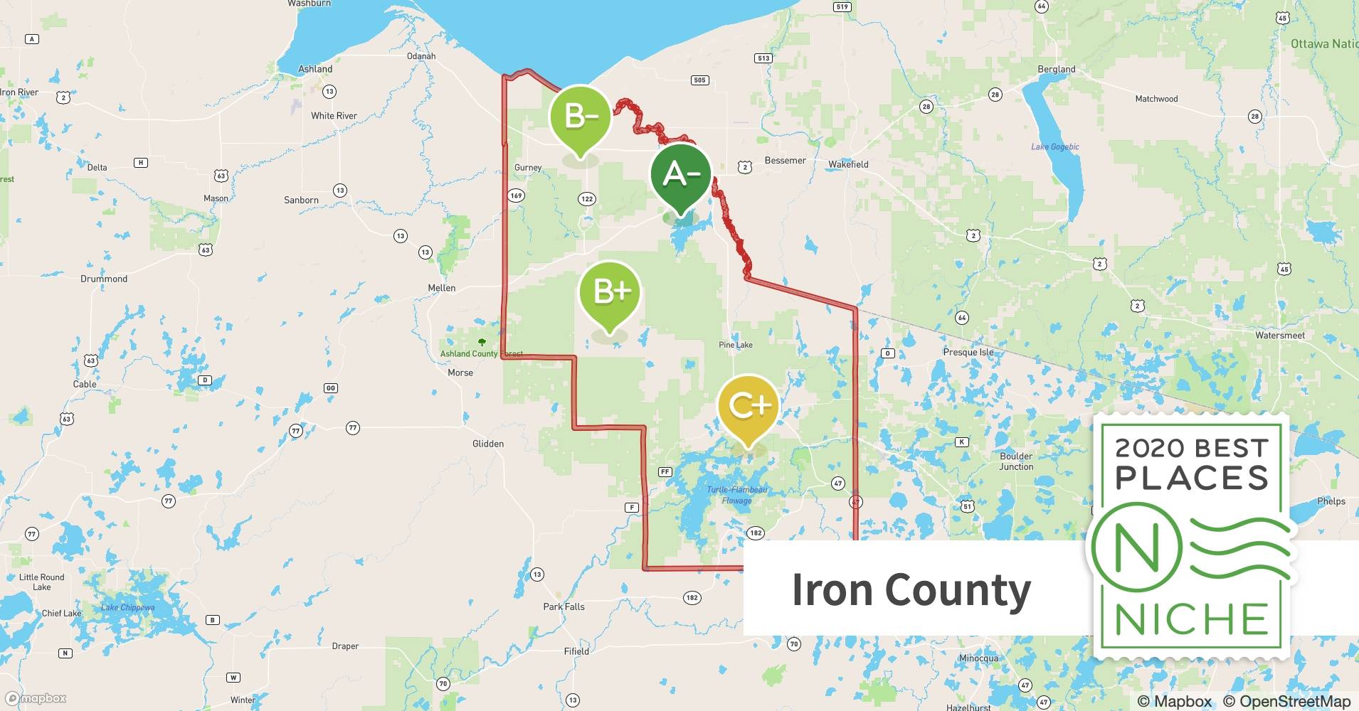 2020 Best Places to Live in Iron County, WI Niche