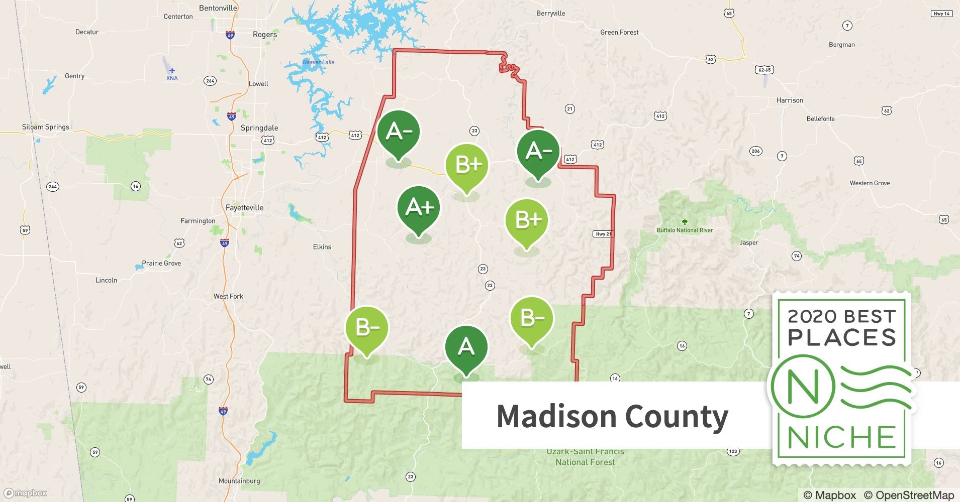 2020 Best Places to Retire in Madison County, AR Niche