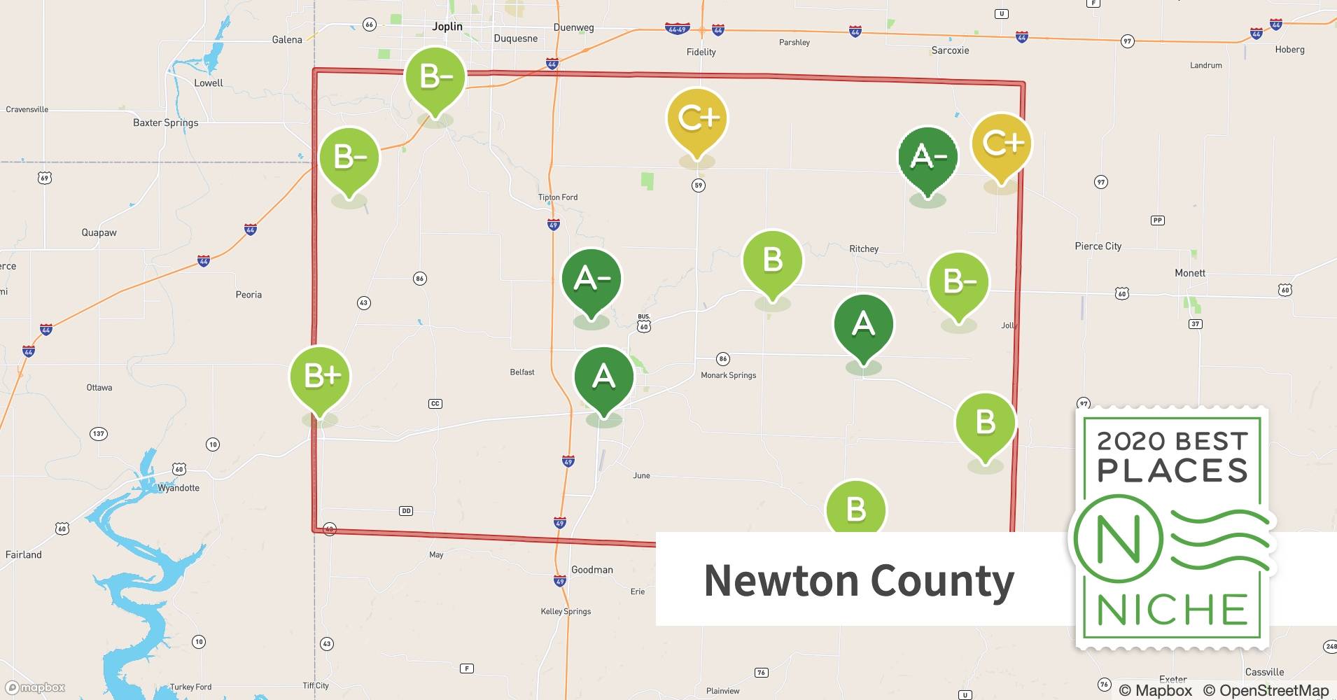 2020 Safe Places to Live in Newton County, MO Niche