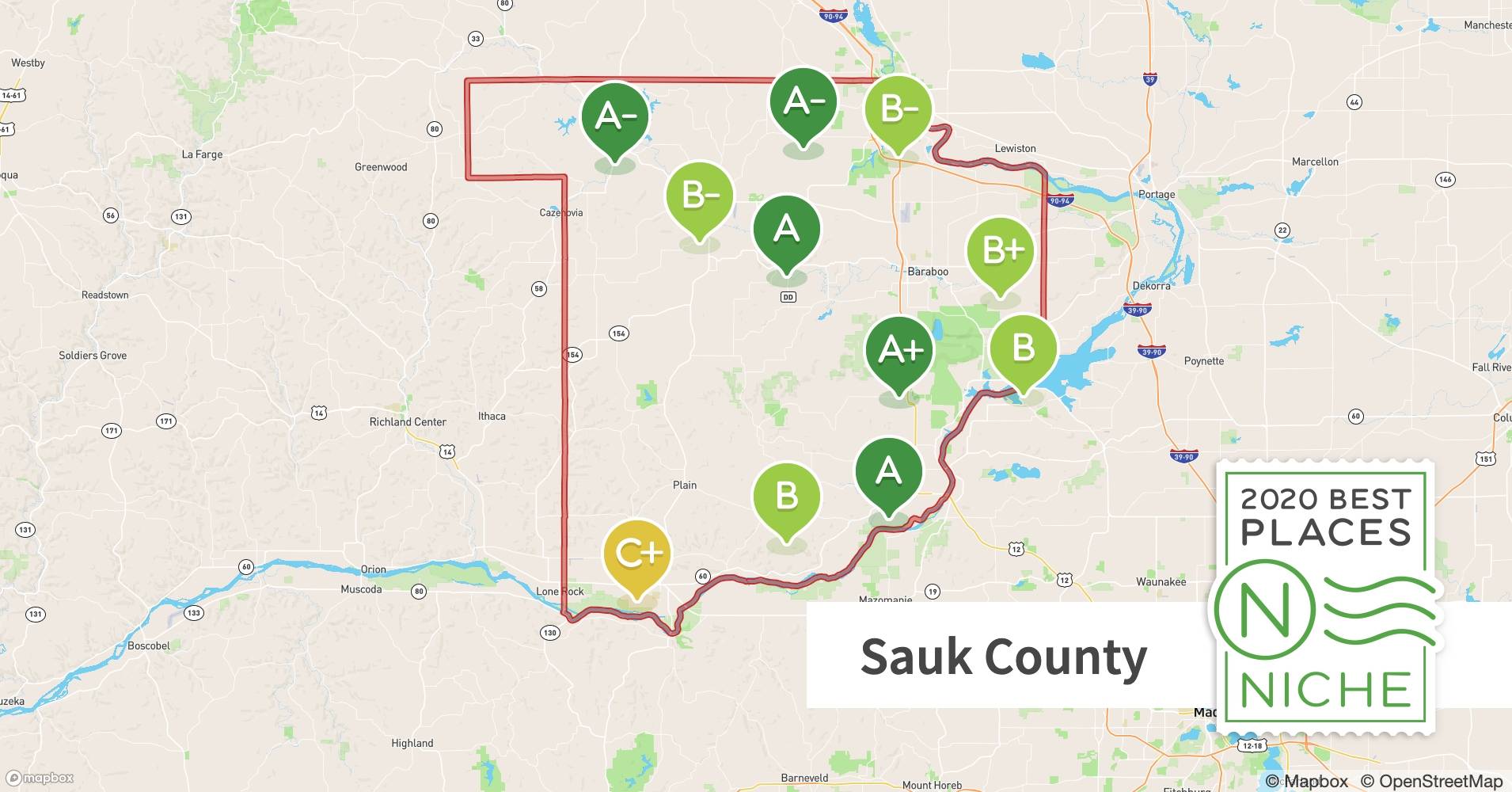 2020 Best Places to Live in Sauk County, WI Niche