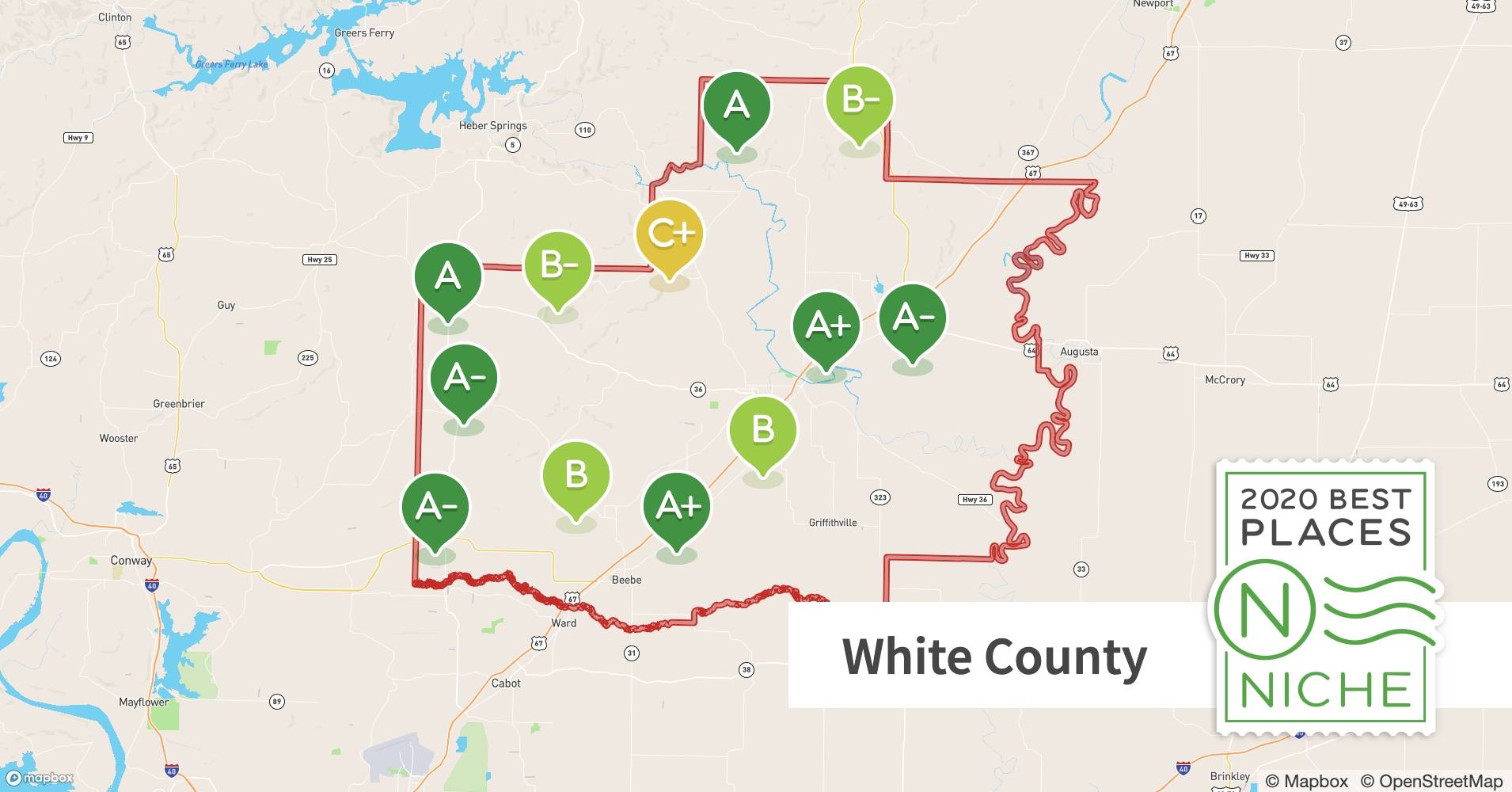 2020 Best Places to Retire in White County, AR Niche