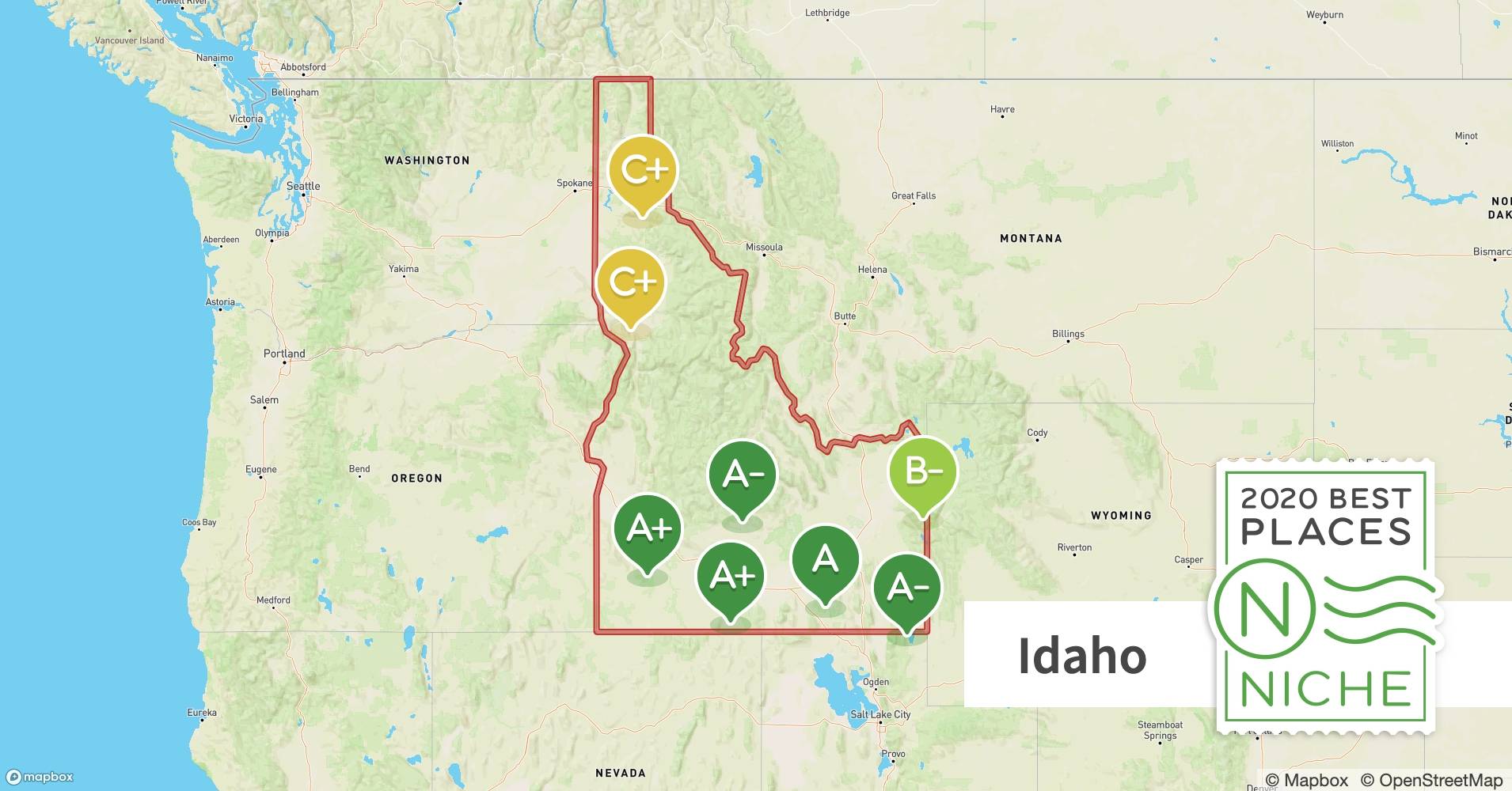 2020 Best Places to Retire in Idaho Niche