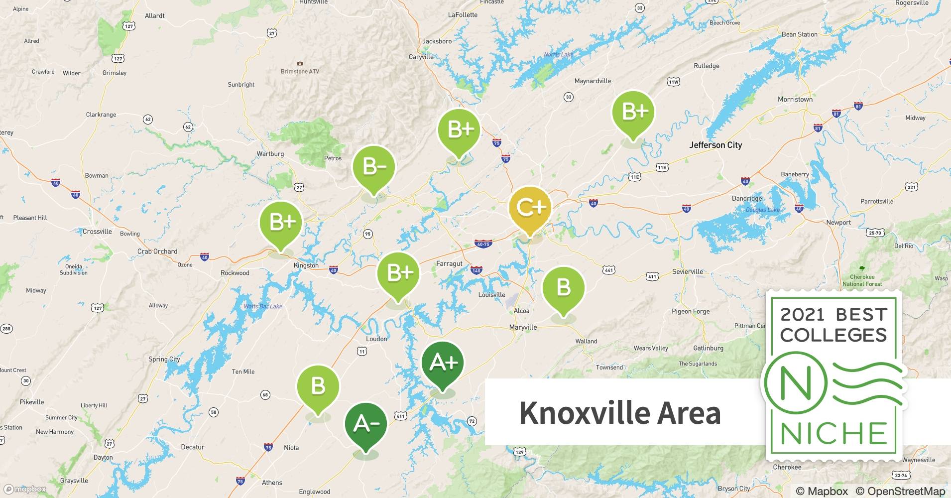 2021 Best Colleges in Knoxville Area Niche