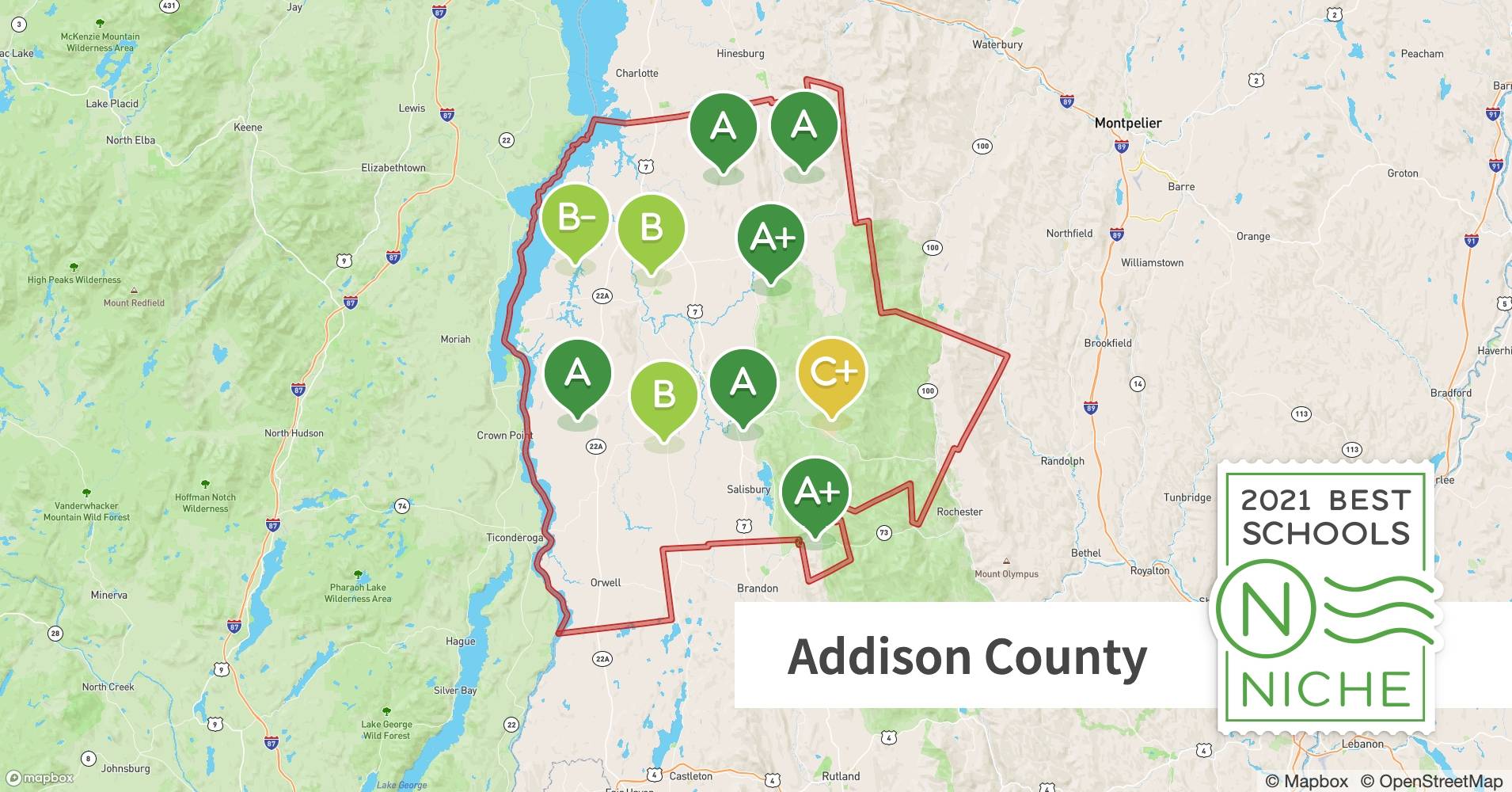 School Districts in Addison County, VT Niche