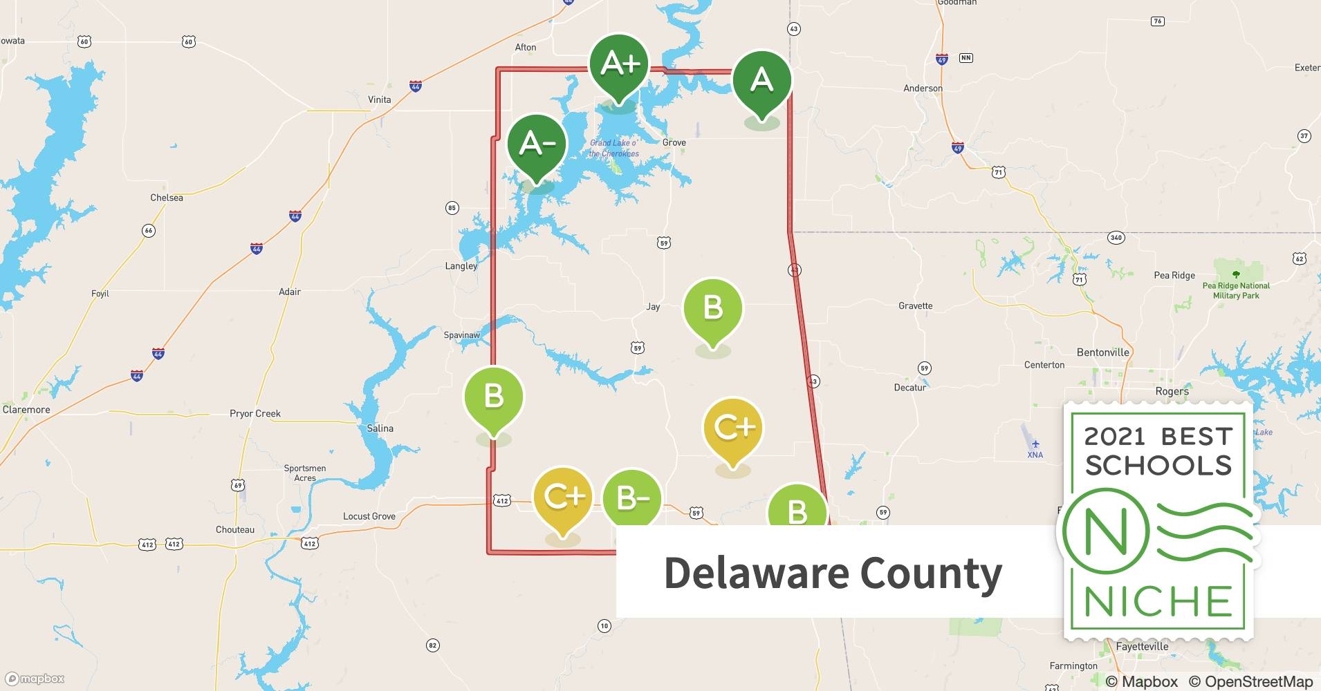 School Districts in Delaware County, OK Niche