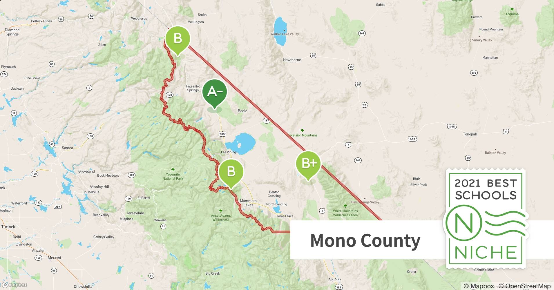 Mono County Map