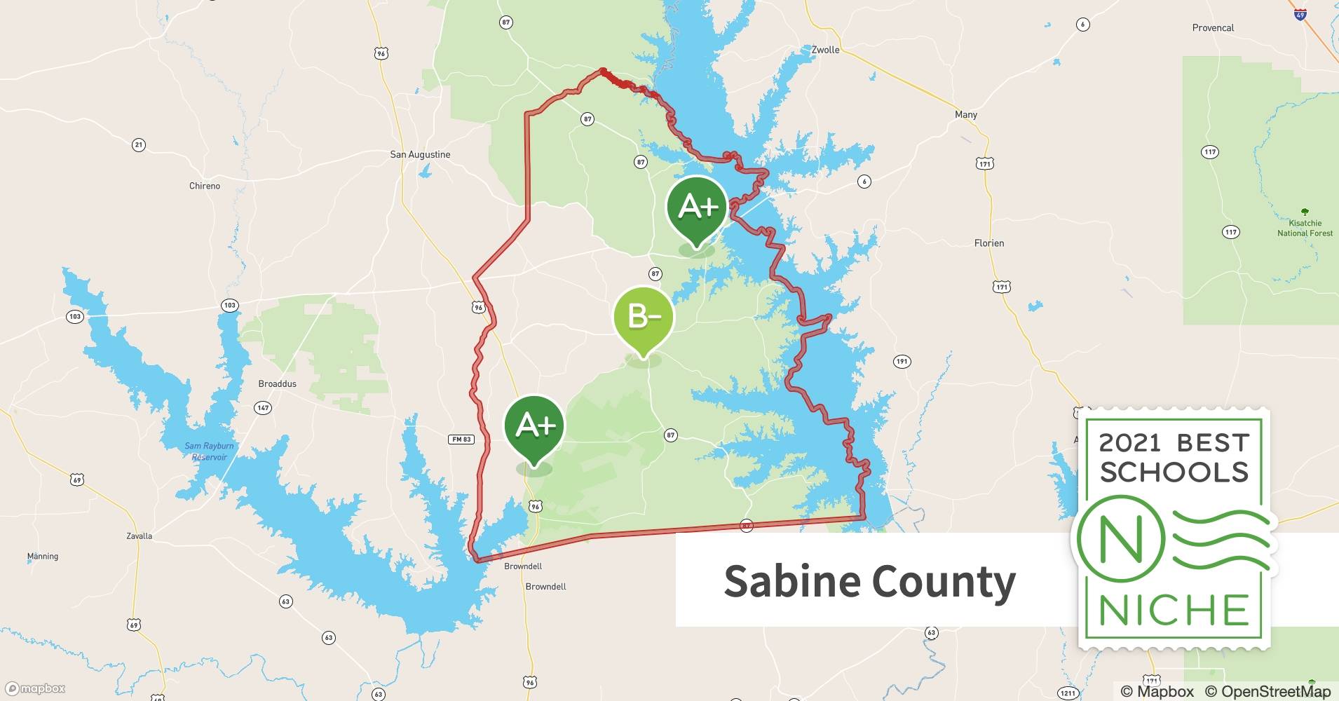 School Districts in Sabine County, TX Niche