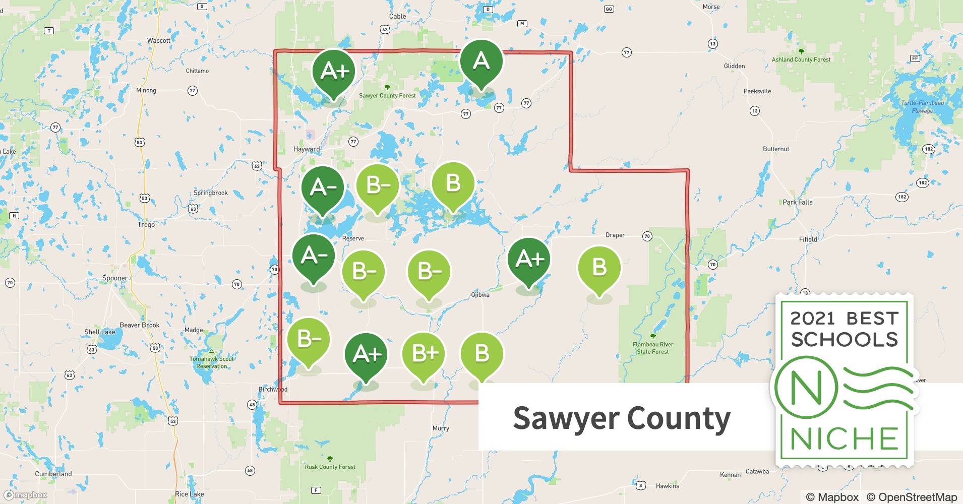 School Districts in Sawyer County, WI Niche