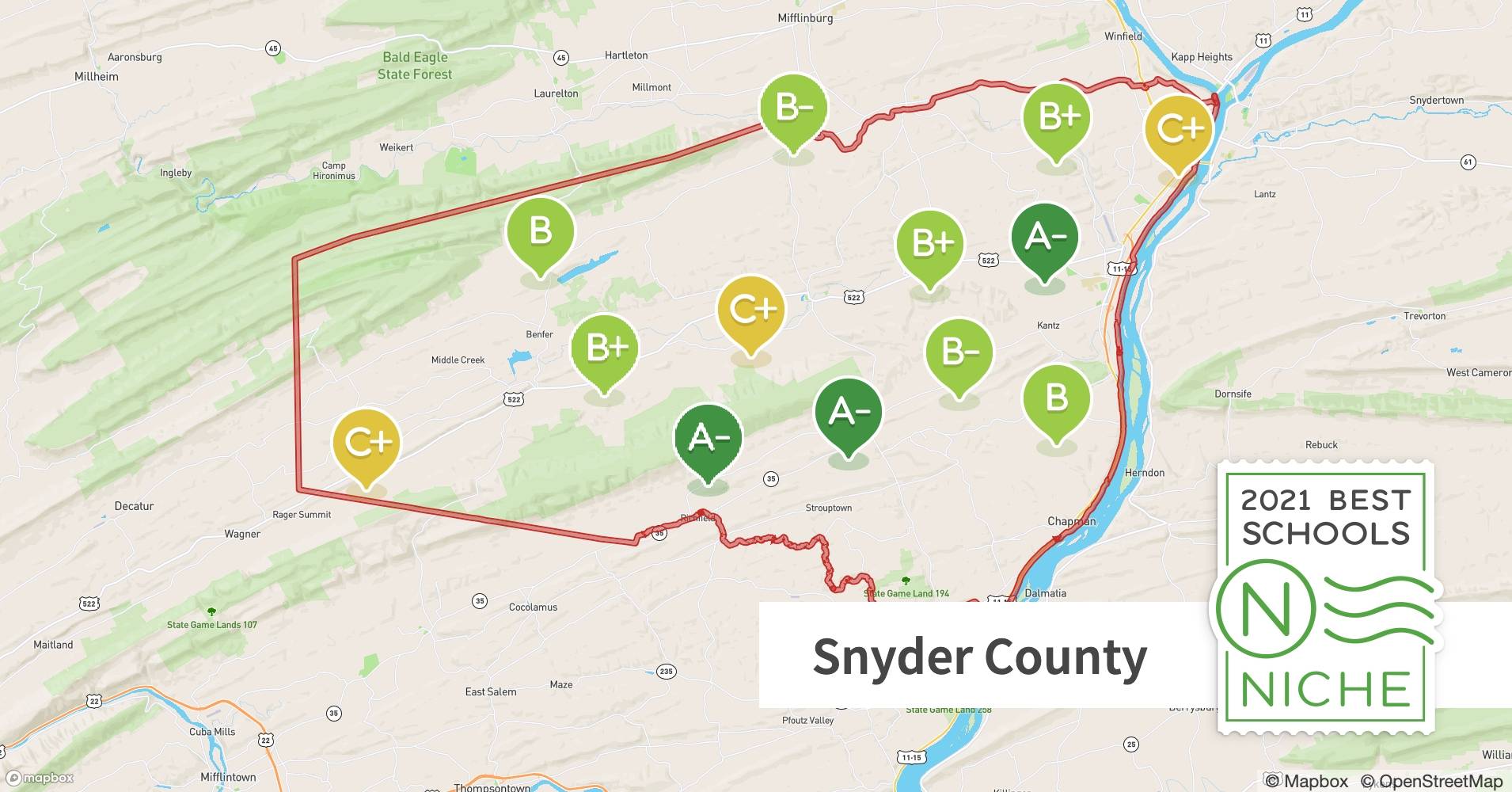 School Districts in Snyder County, PA Niche