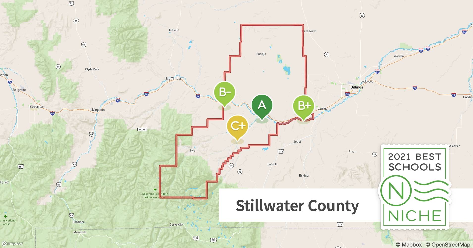 School Districts in Stillwater County, MT Niche