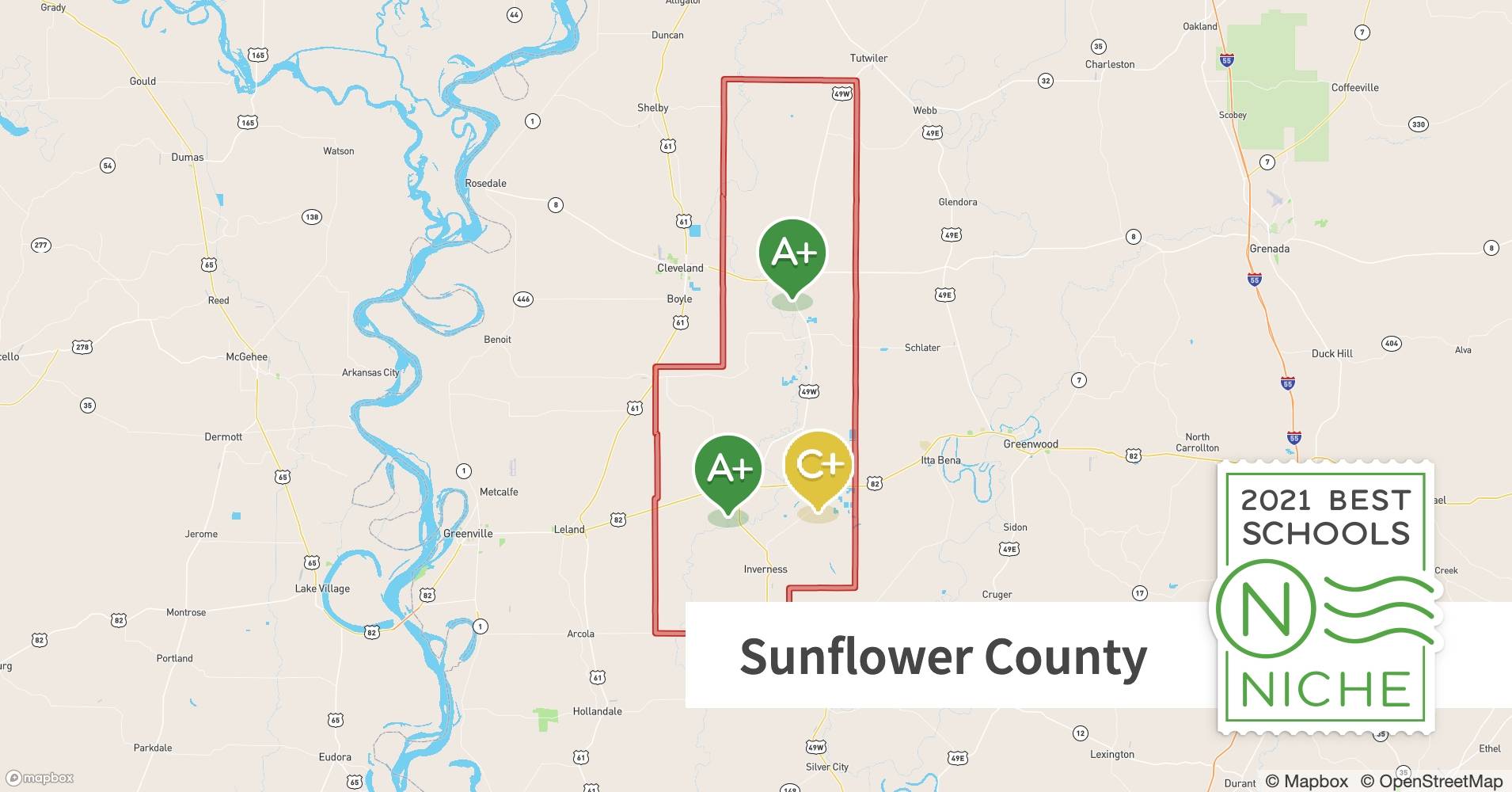 K12 Schools in Sunflower County, MS Niche