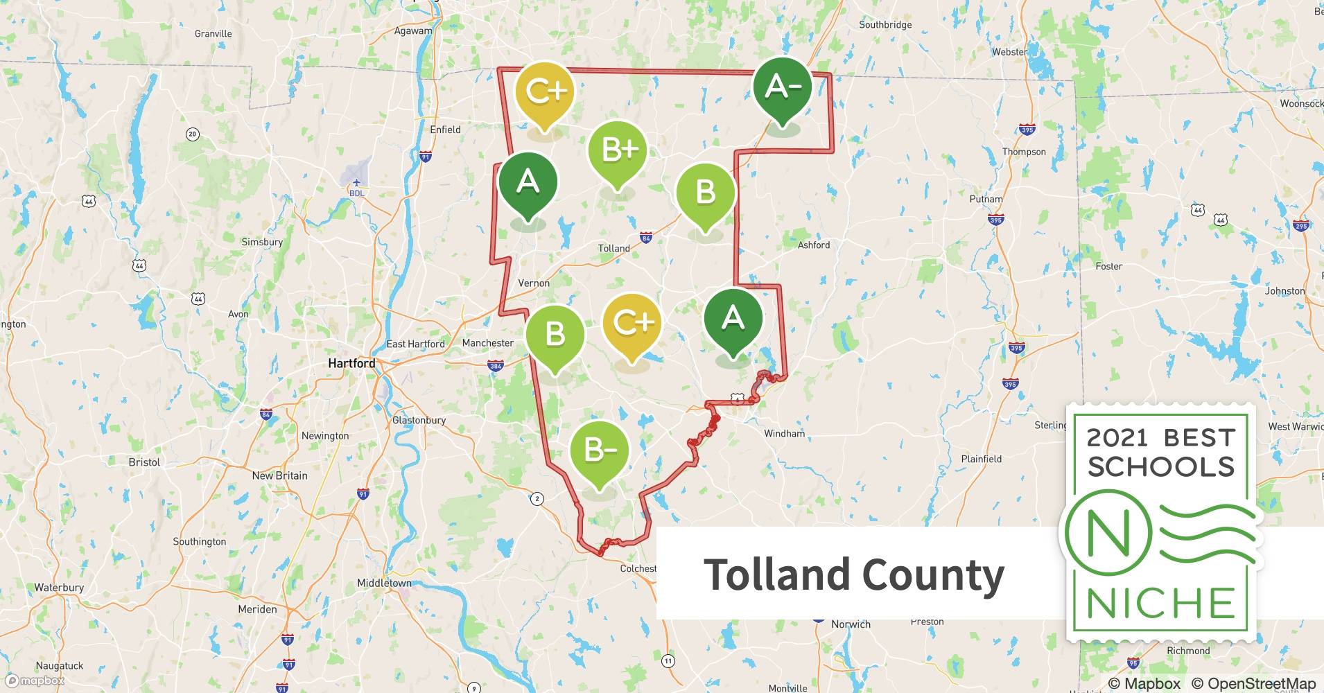 School Districts in Tolland County, CT Niche