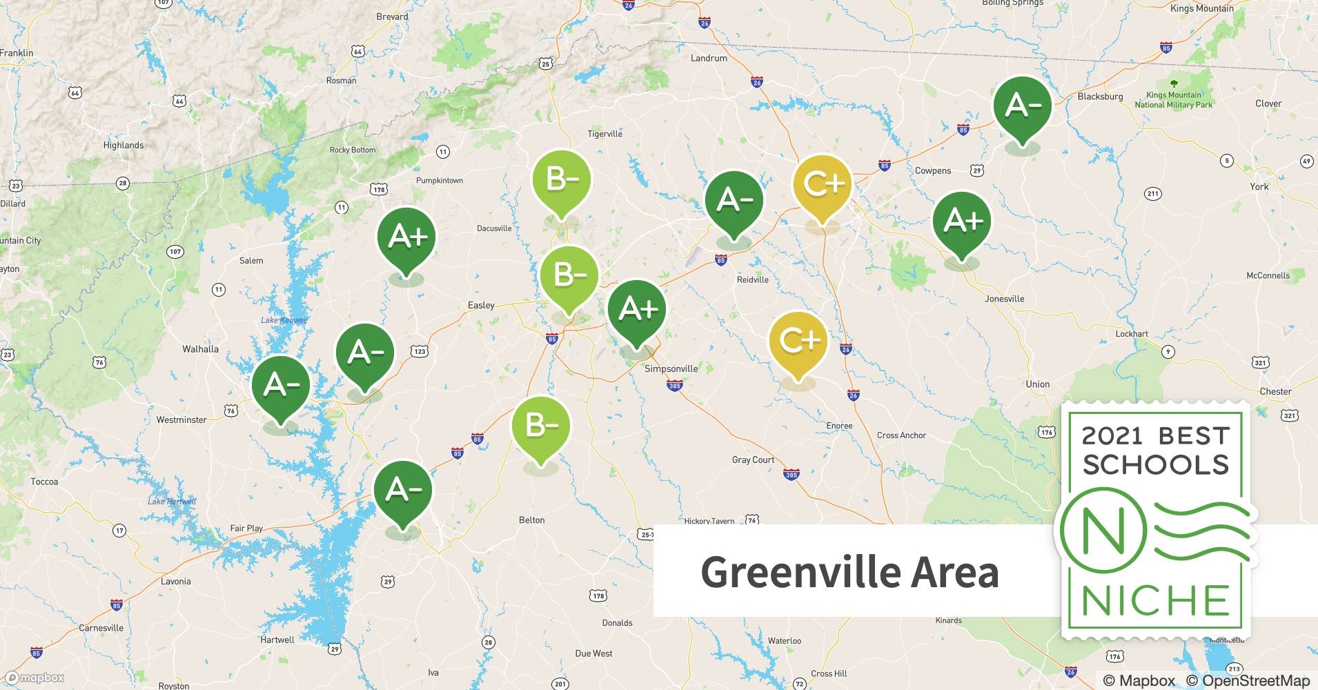 2021 Best School Districts In The Greenville Area Niche