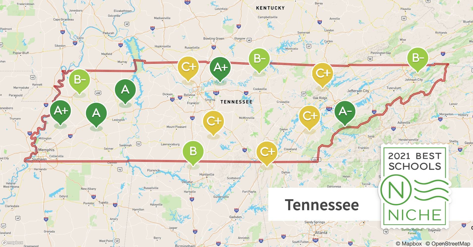 2021 Best School Districts In Tennessee Niche