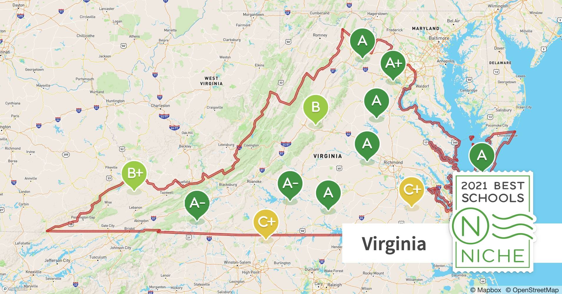 2021 Best School Districts In Virginia Niche