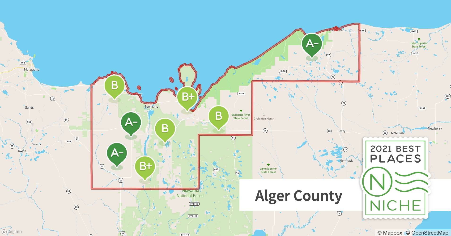 2021 Best Places to Live in Alger County, MI Niche