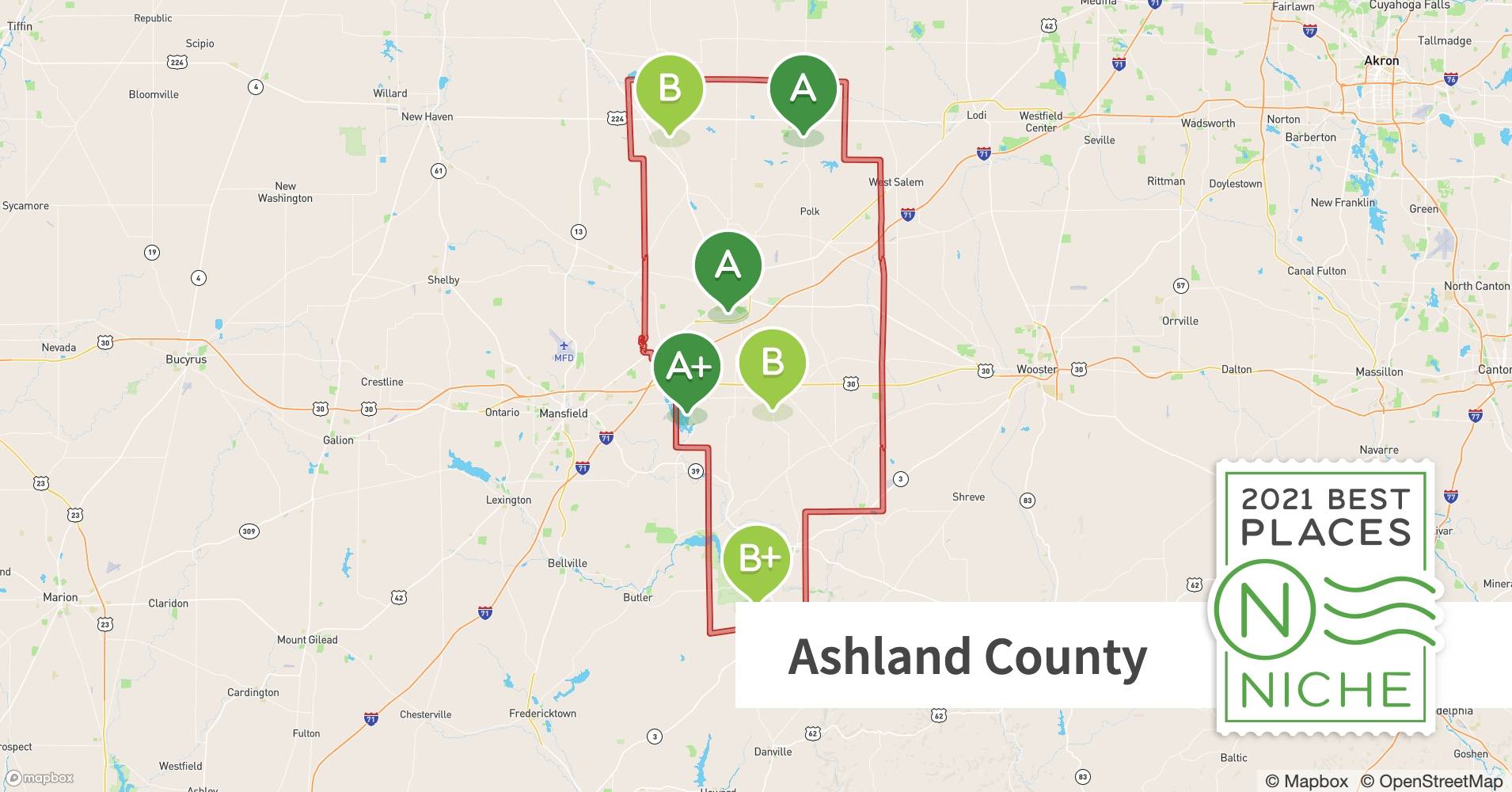 2021 Safe Places to Live in Ashland County, OH Niche