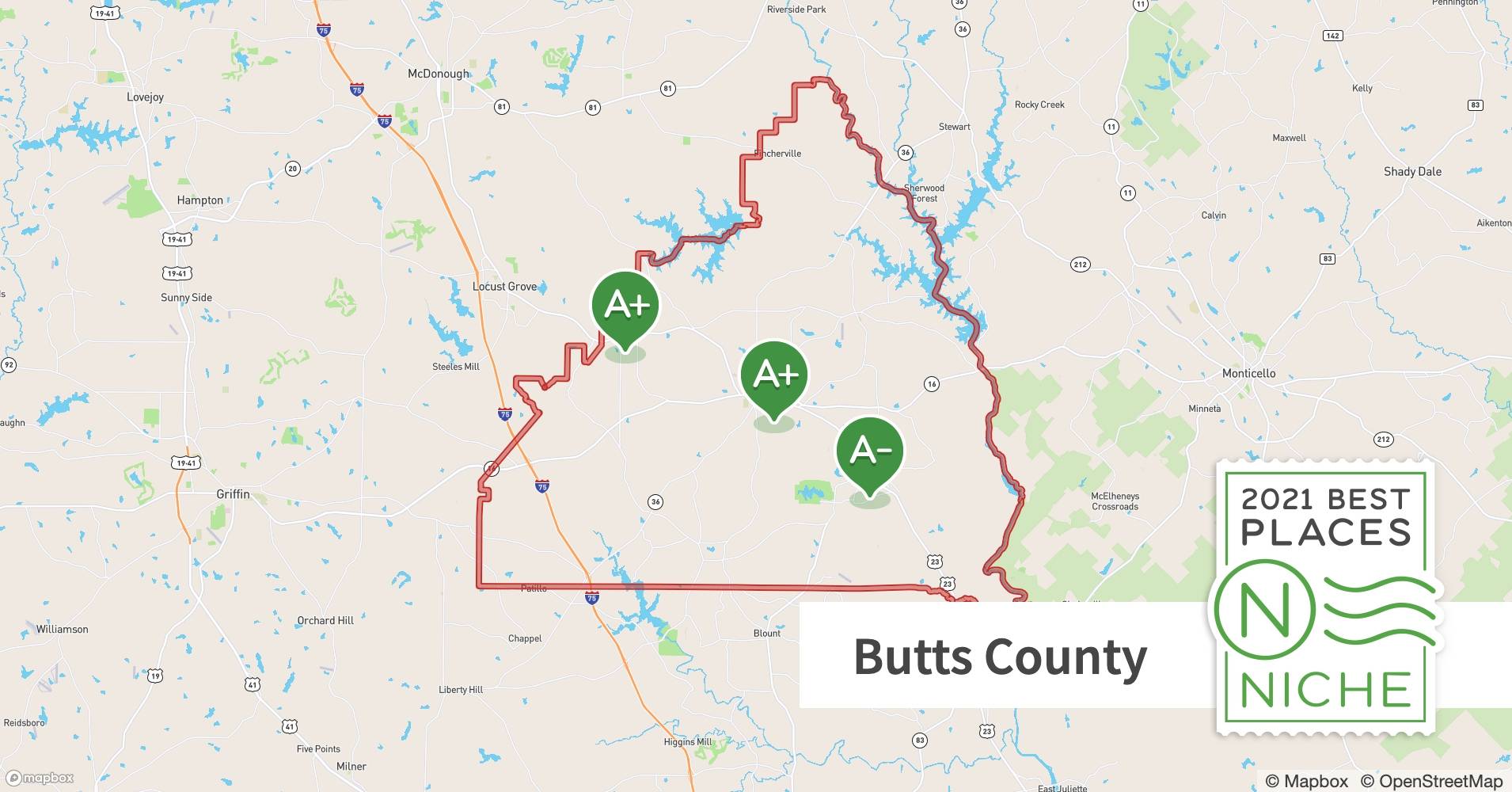 2021 Safe Places to Live in Butts County, GA Niche