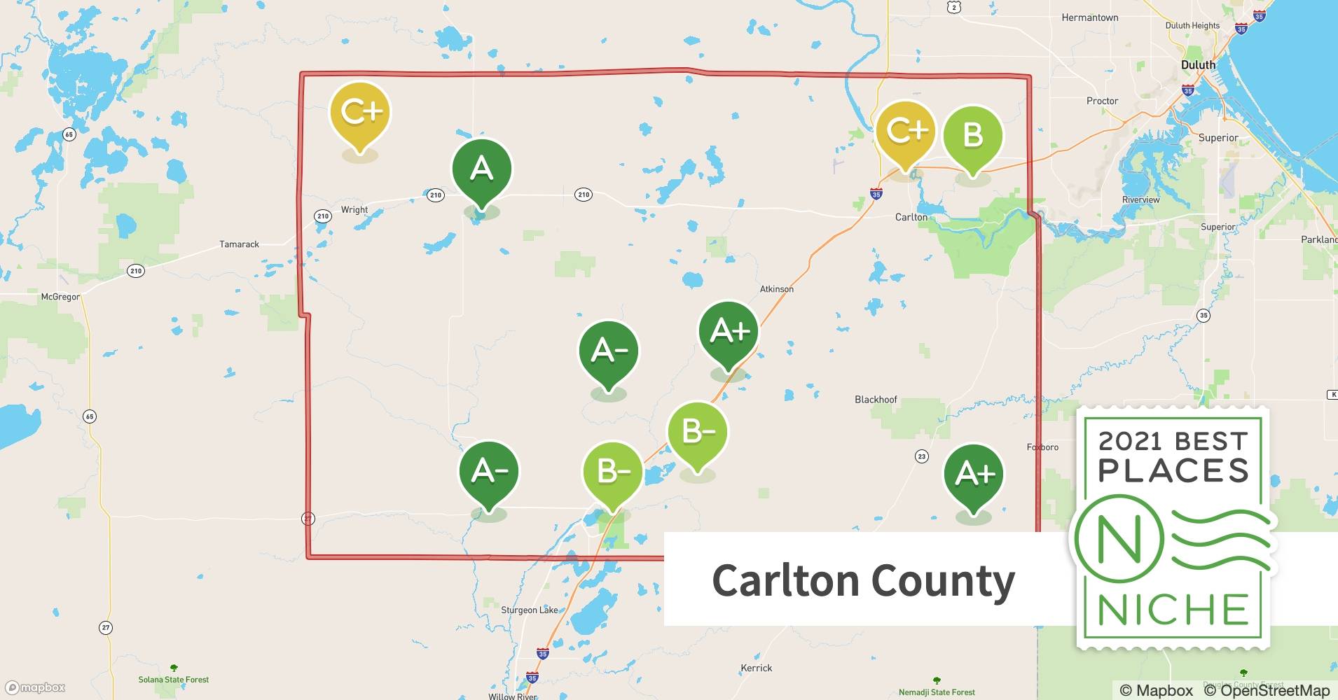 2021 Best Places to Live in Carlton County, MN Niche