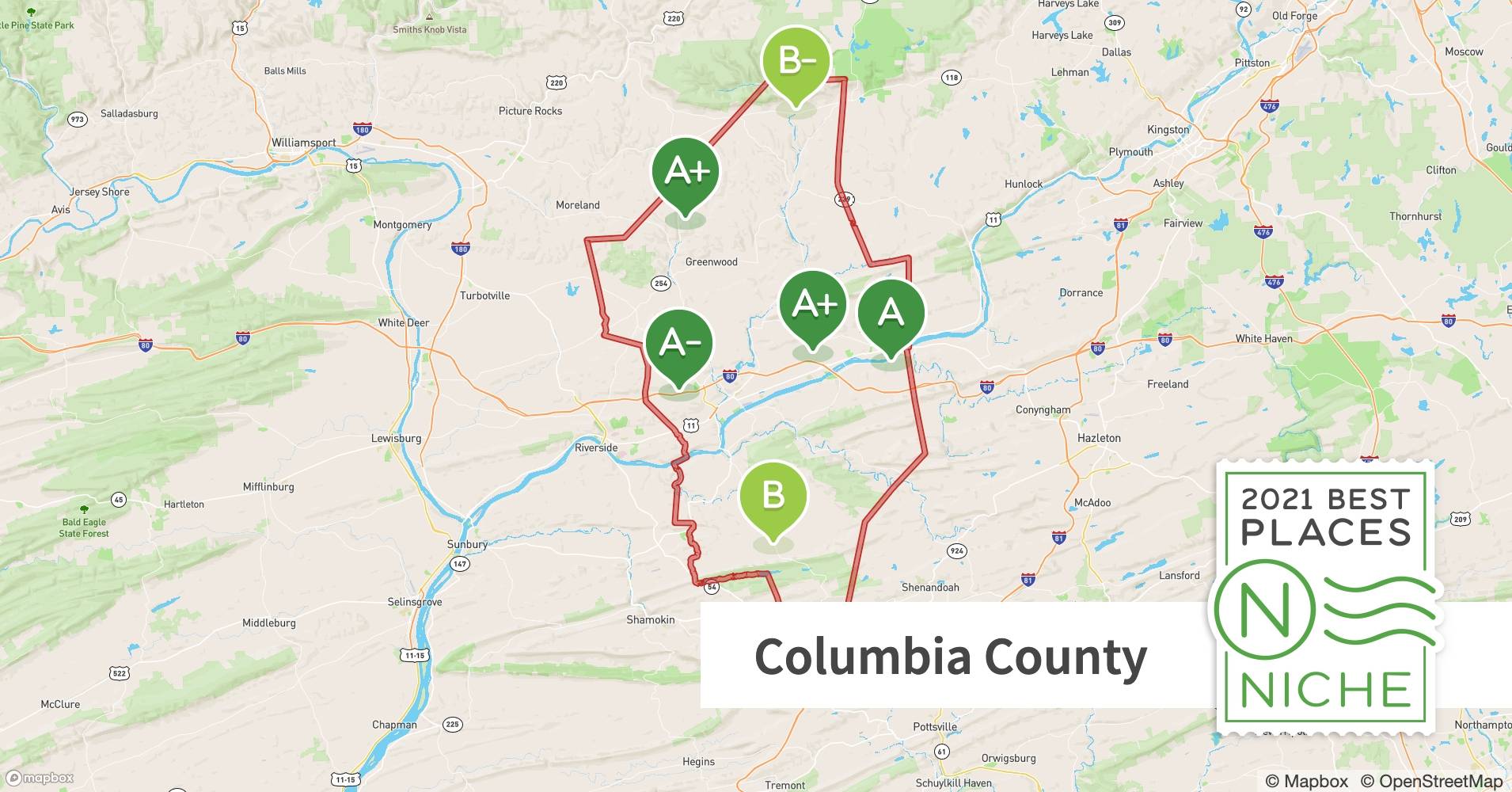 2021 Best Places to Live in Columbia County, PA Niche