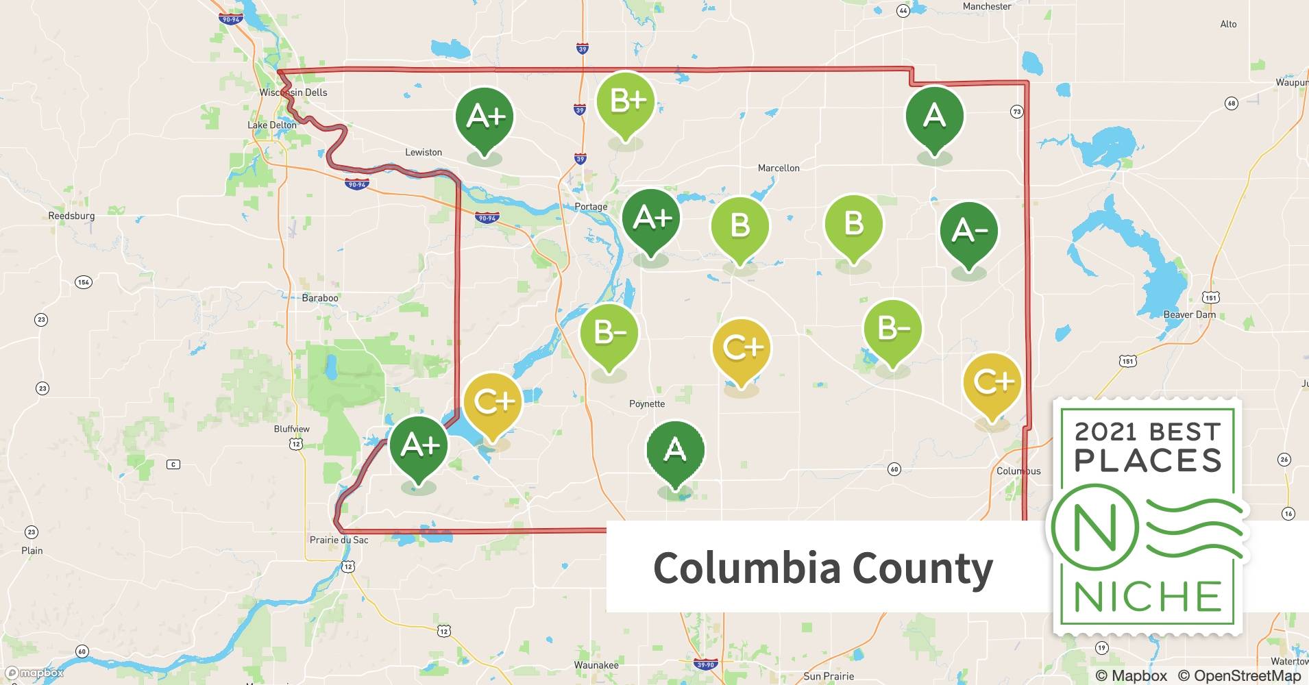 2021 Best Places to Live in Columbia County, WI Niche
