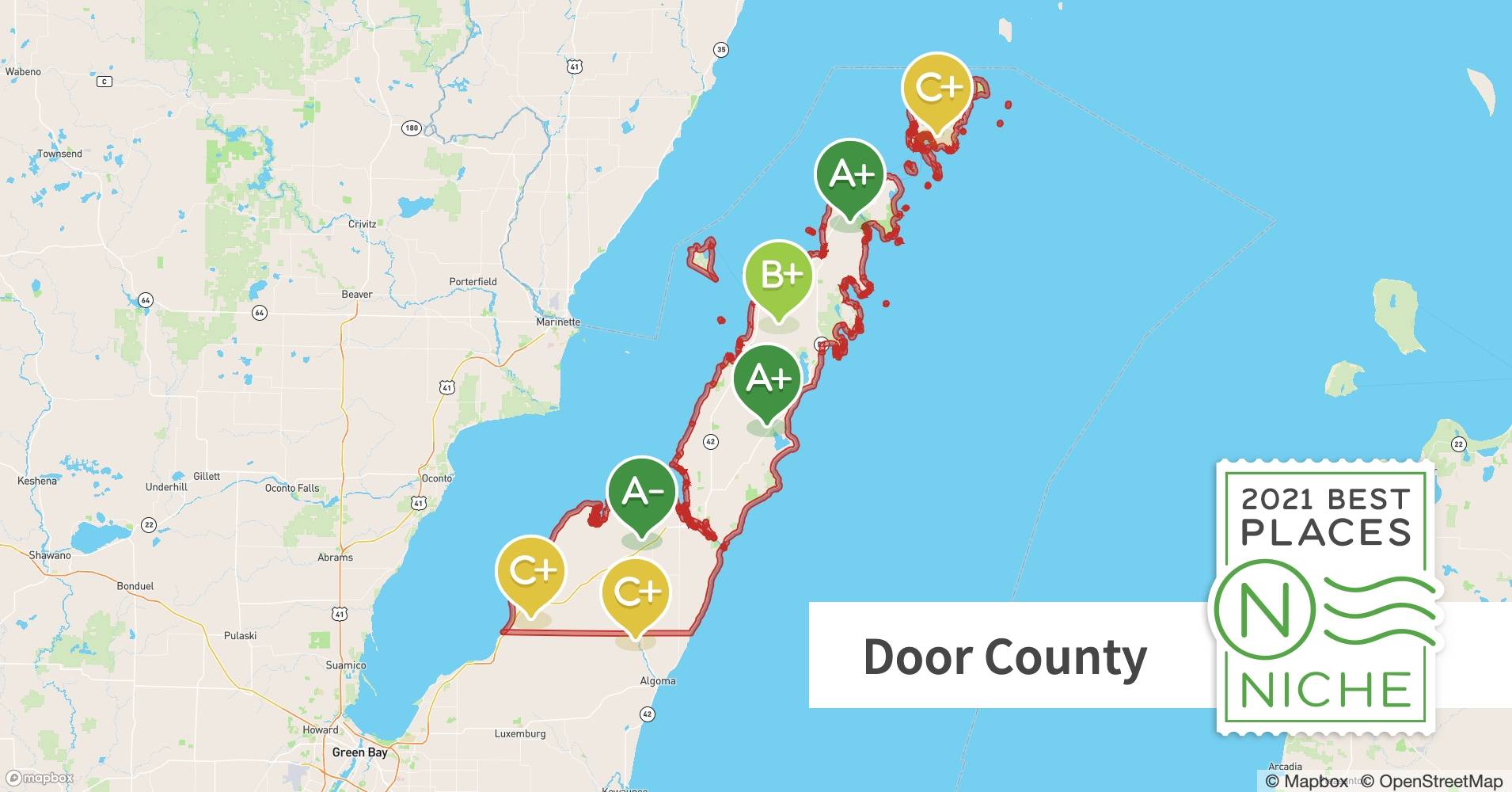 2021 Best Places to Retire in Door County, WI Niche