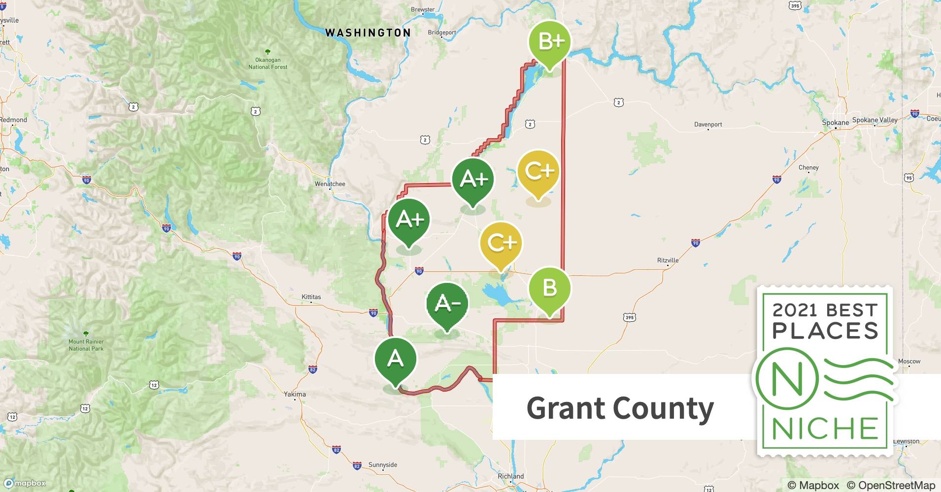 2021 Safe Places to Live in Grant County, WA Niche