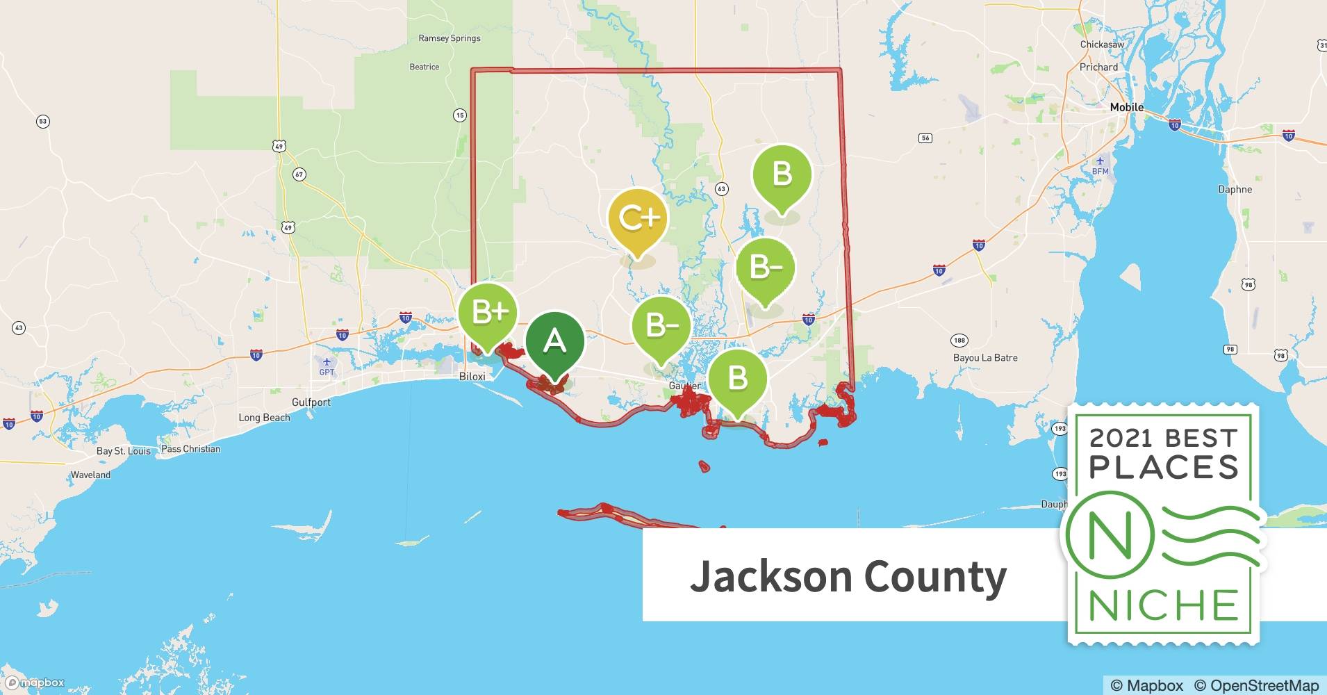 2021 Best Places to Live in Jackson County, MS Niche