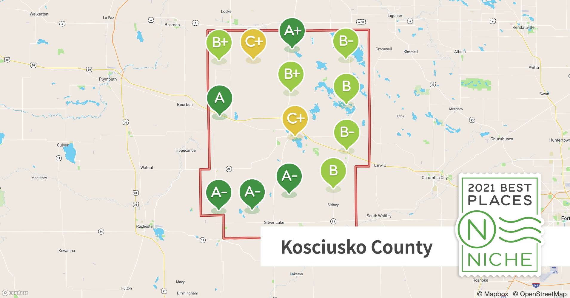 2021 Best Places to Live in Kosciusko County, IN Niche