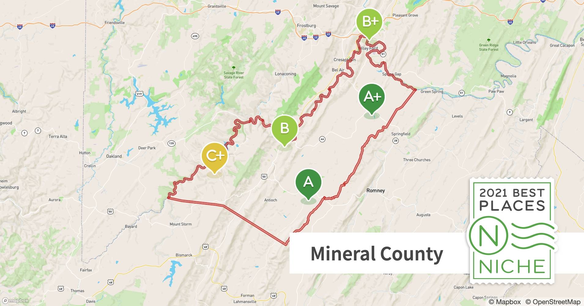 Compare Cost of Living in Mineral County, WV Niche