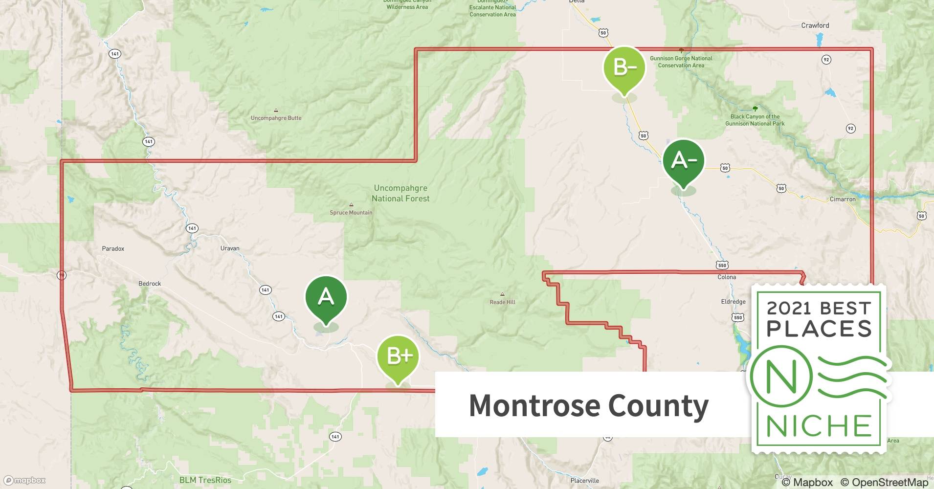 2021 Best Places to Retire in Montrose County, CO Niche