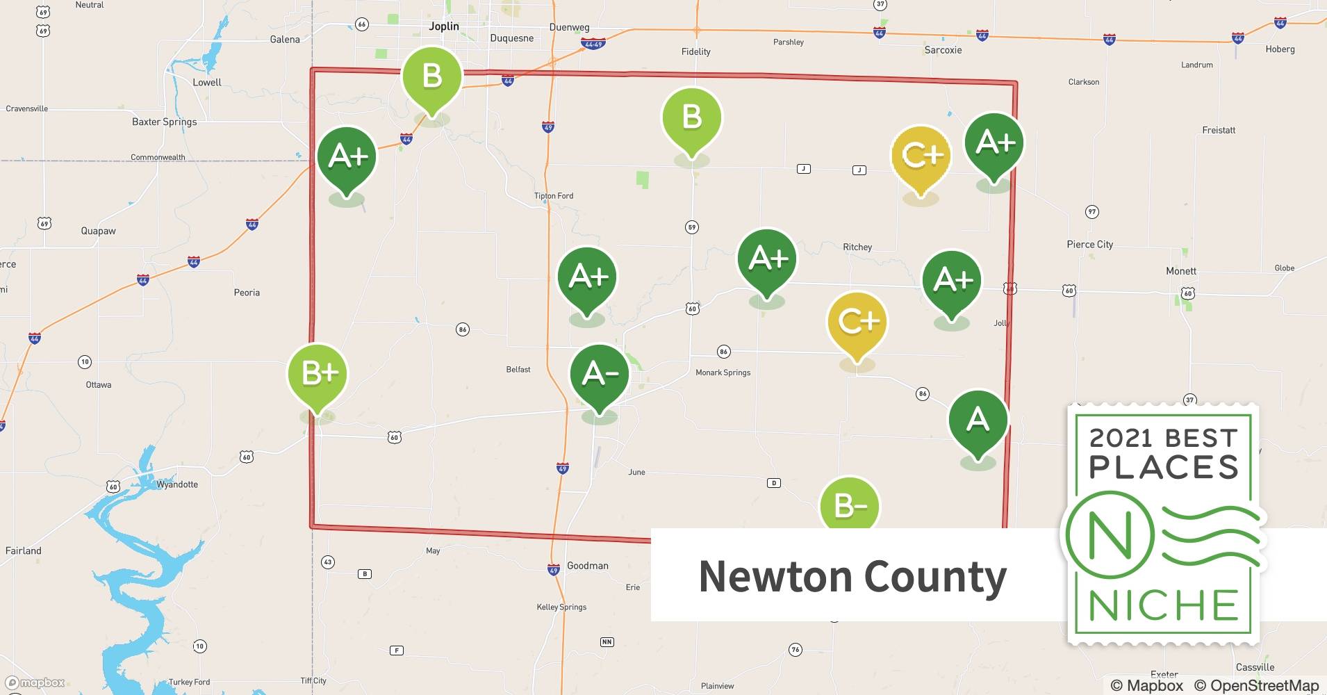 2021 Safe Places to Live in Newton County, MO Niche