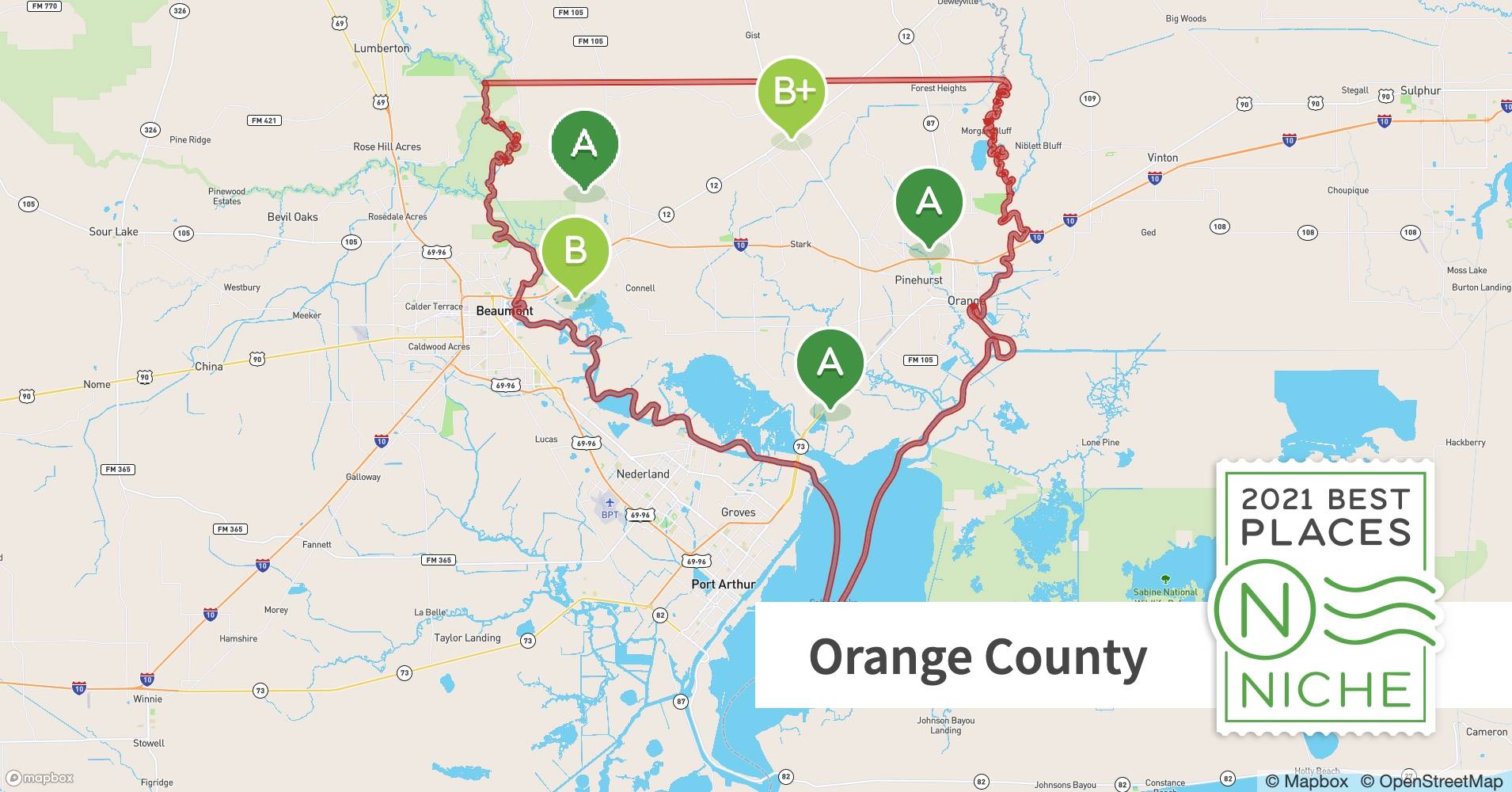 2021 Best Places to Live in Orange County, TX Niche