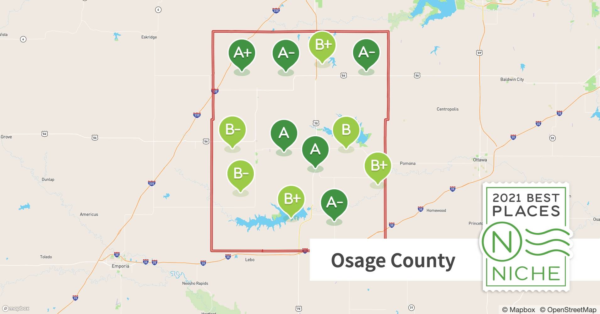 Compare Cost of Living in Osage County, KS Niche