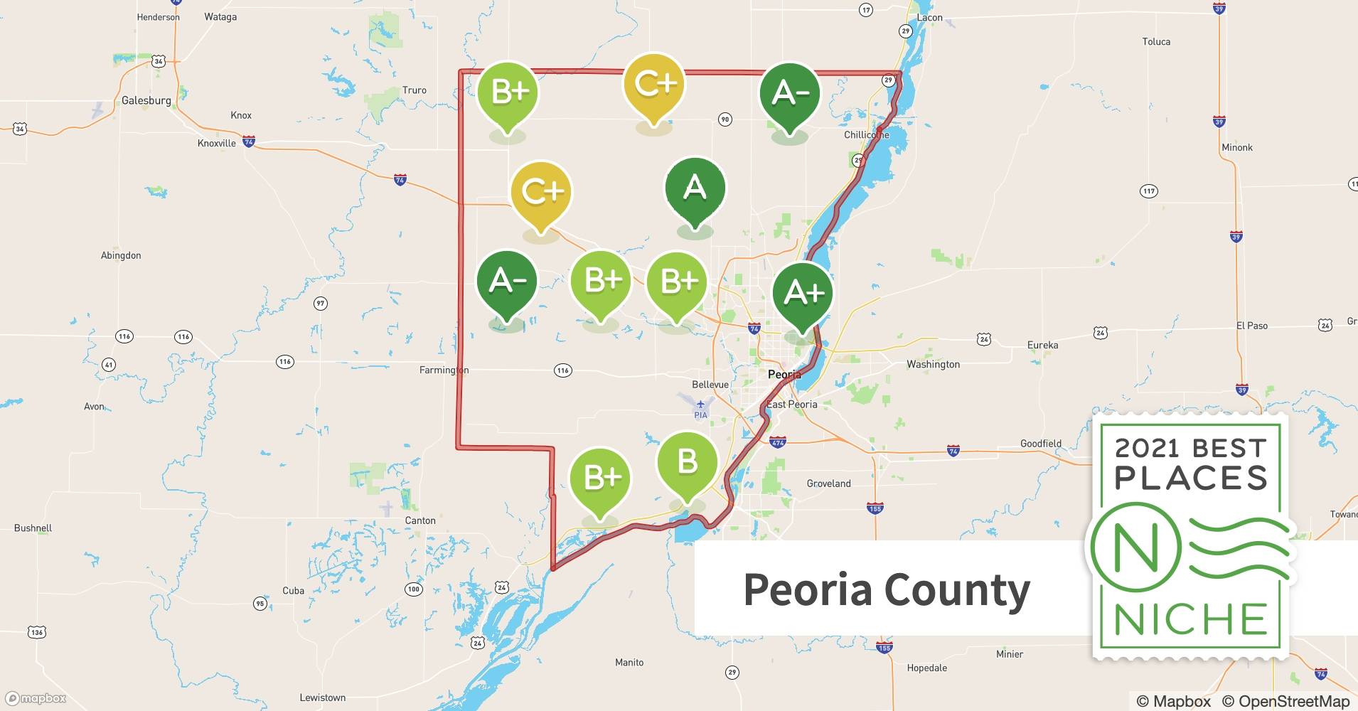 2021 Safe Places to Live in Peoria County, IL Niche