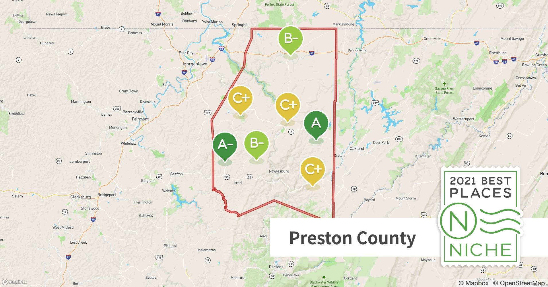 2021 Best Places to Raise a Family in Preston County, WV Niche
