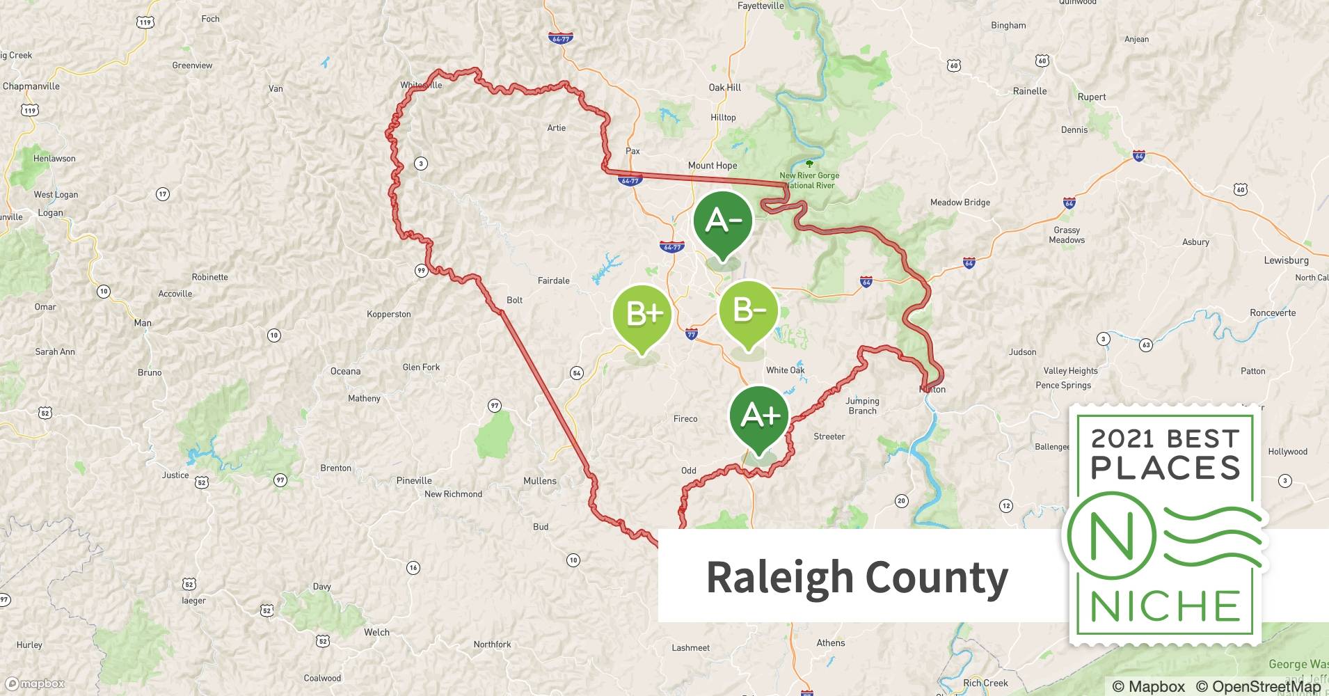 2021 Best Places to Raise a Family in Raleigh County, WV Niche