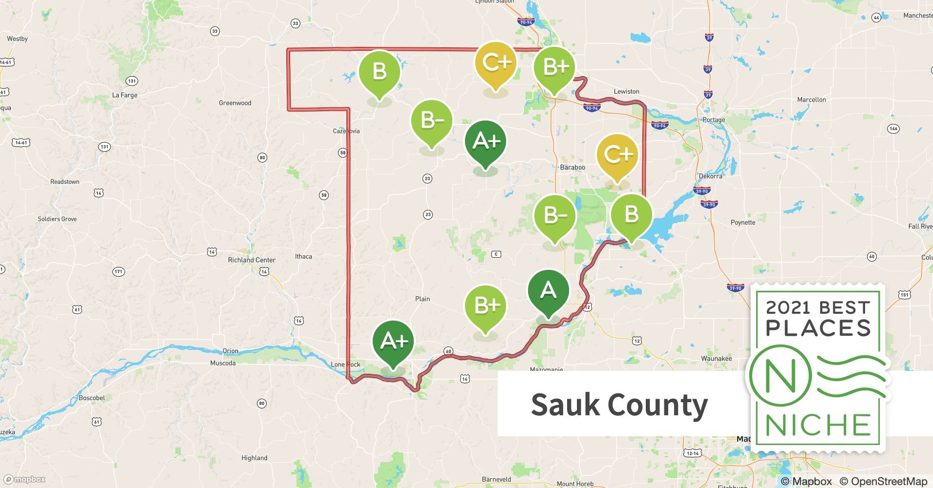 2021 Best Places to Live in Sauk County, WI Niche