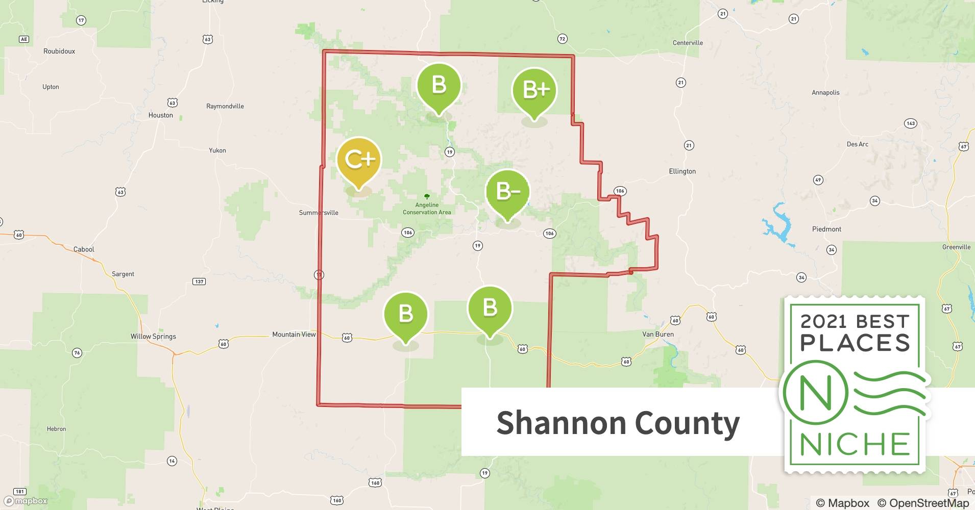 2021 Safe Places to Live in Shannon County, MO Niche