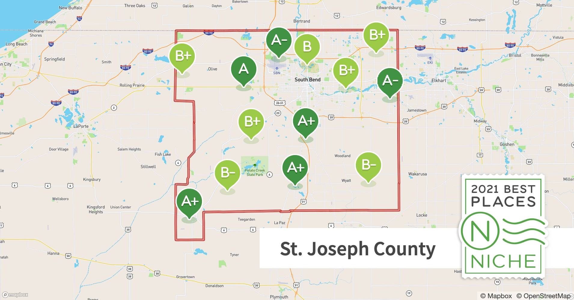 2021 Best St. Joseph County ZIP Codes to Raise a Family Niche