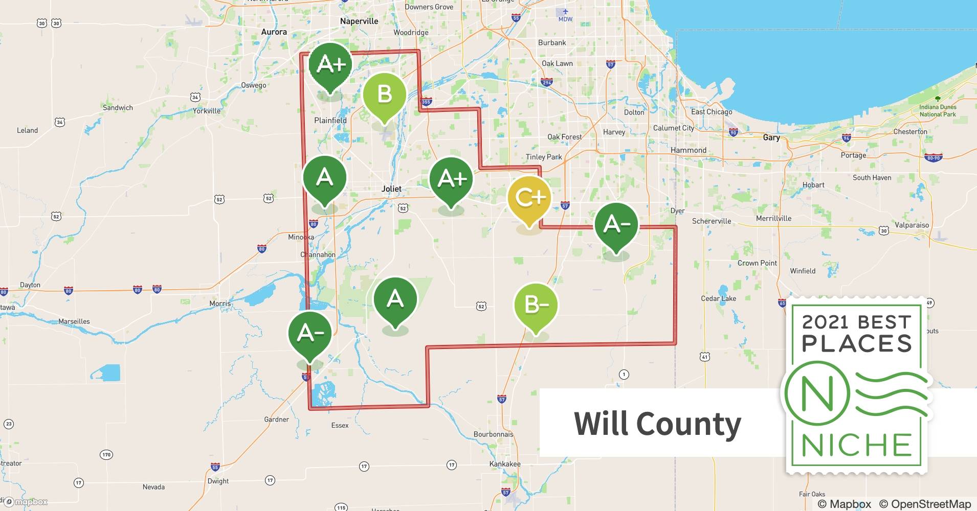 2021 Best Places to Buy a House in Will County, IL Niche