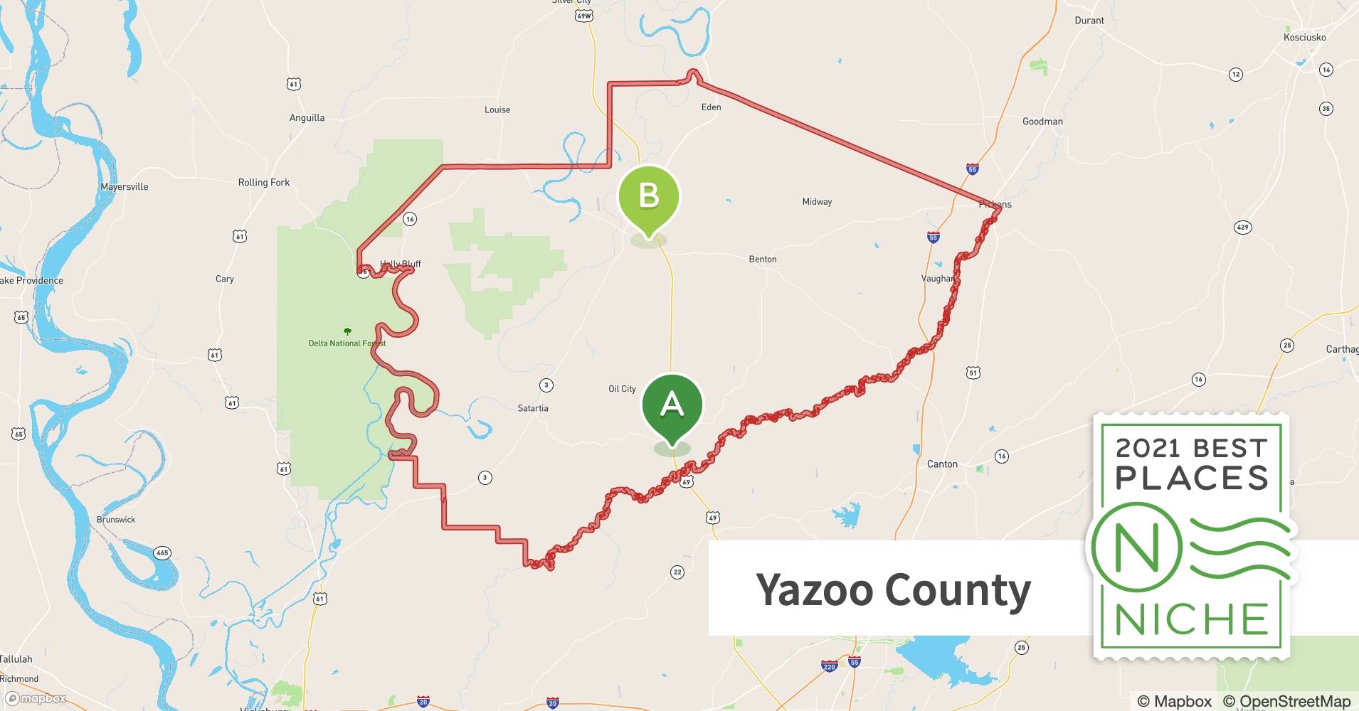2021 Best Places to Live in Yazoo County, MS Niche