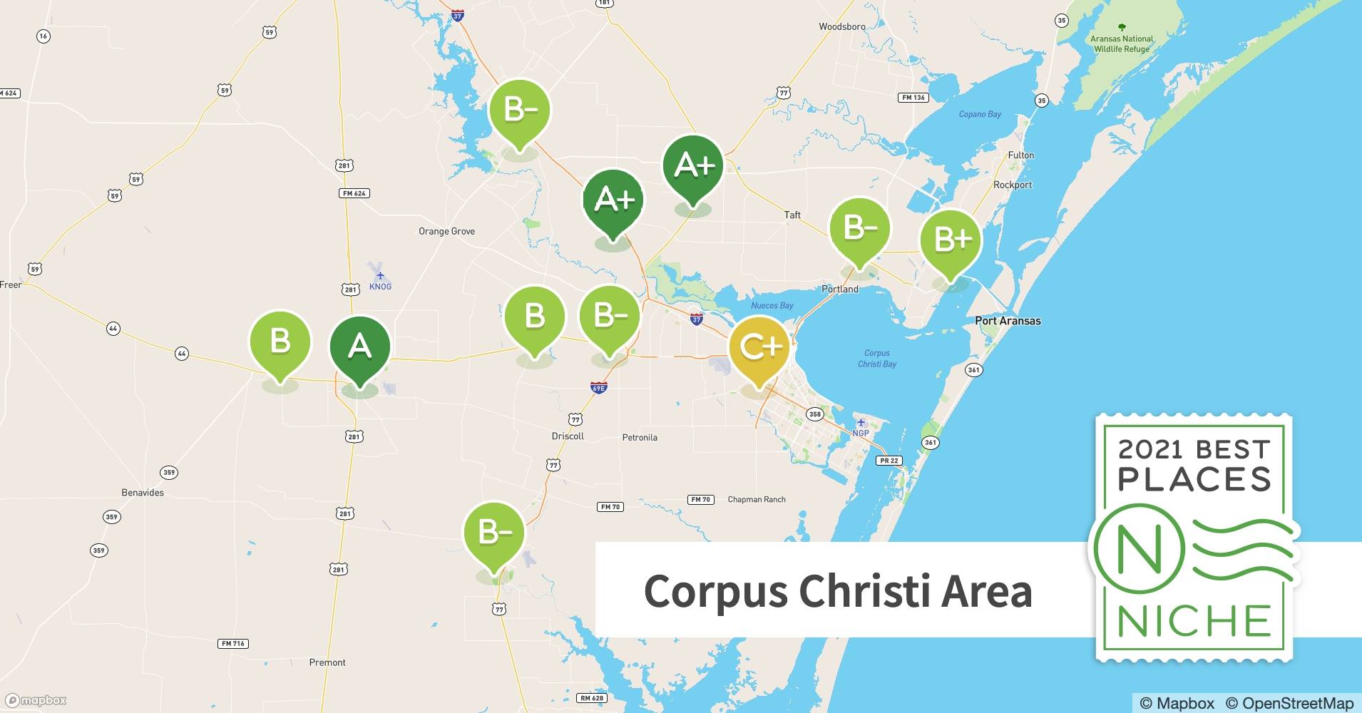 Corpus Christi Zip Code Map Map
