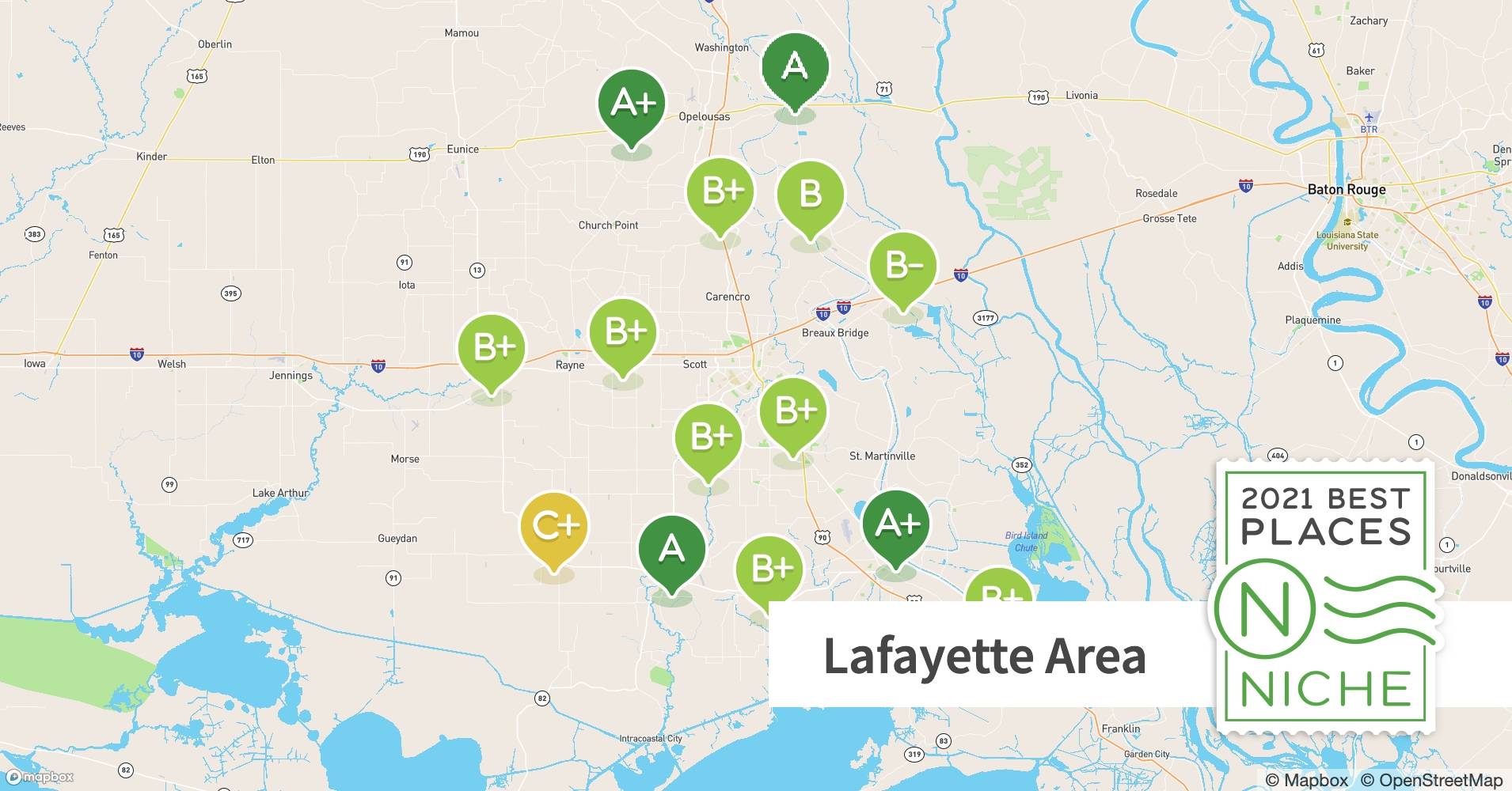 2021 Best ZIP Codes for Families Near Lafayette Area Niche