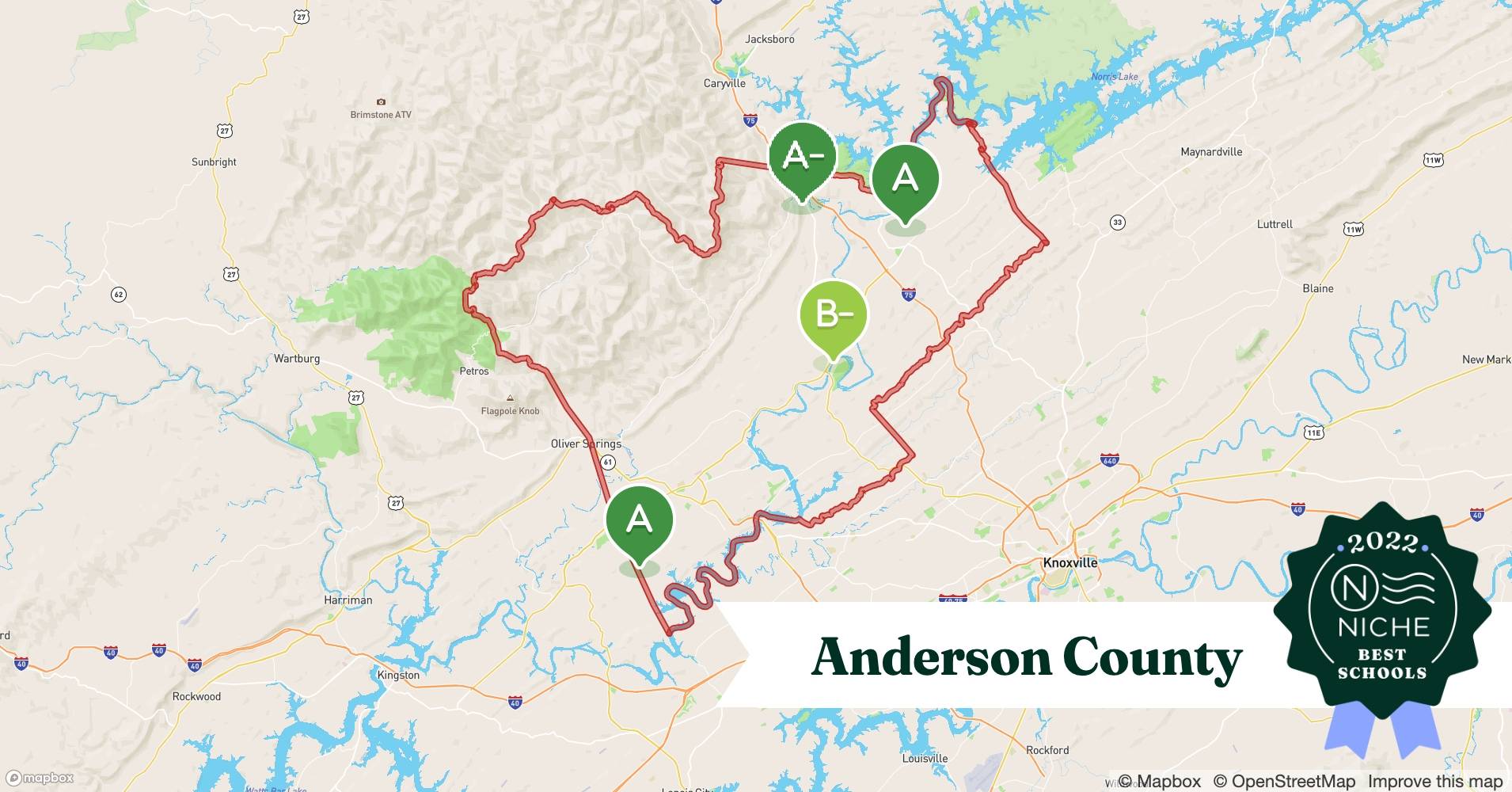 Anderson County Tn Zoning Map School Districts In Anderson County, Tn - Niche