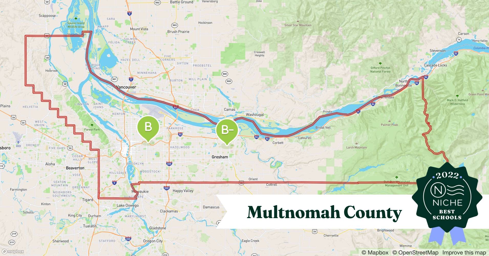 Multnomah County Boundary Map 2022 Best Private High Schools In Multnomah County, Or - Niche