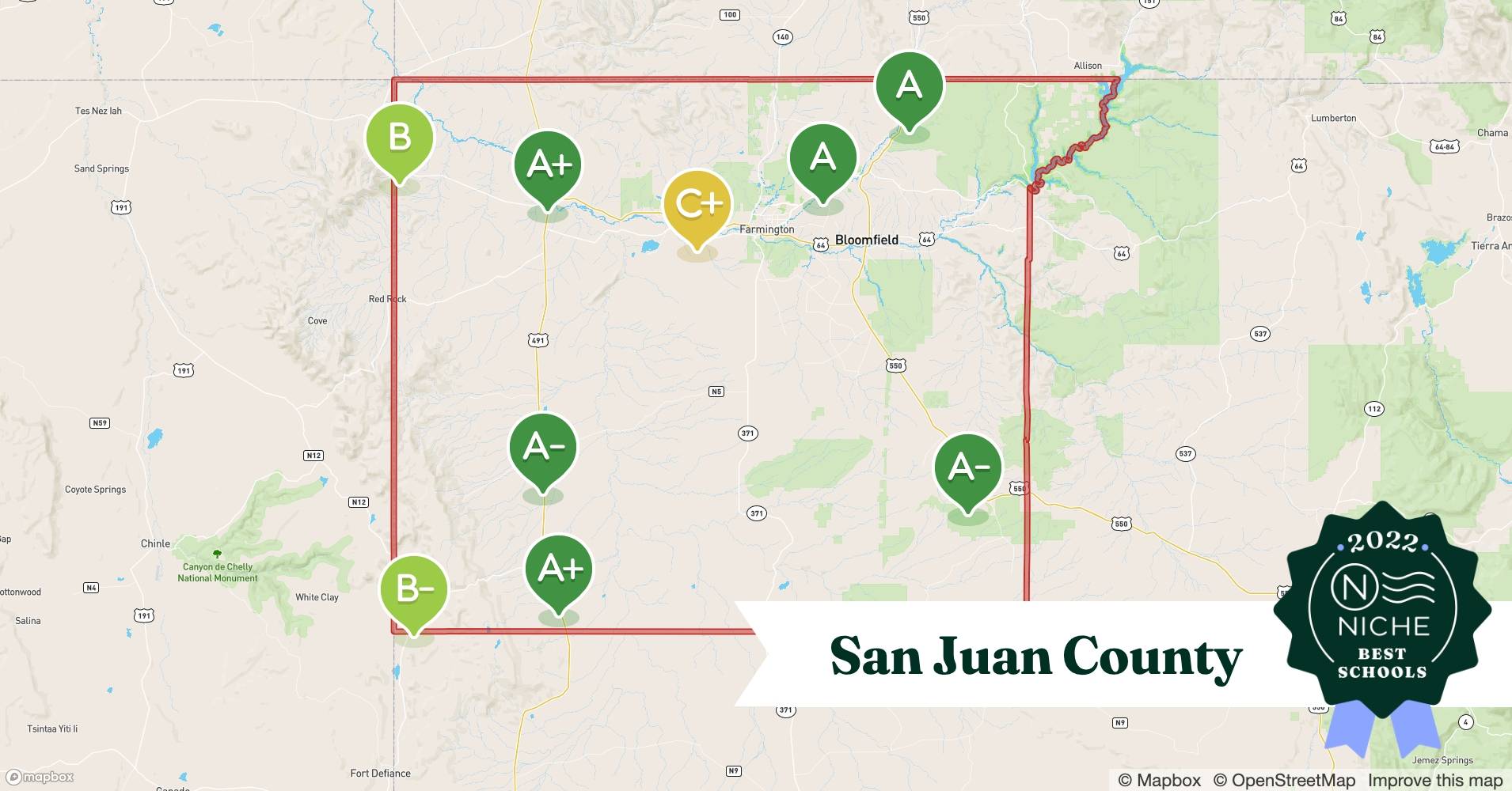 2022 Safest School Districts in San Juan County, NM Niche