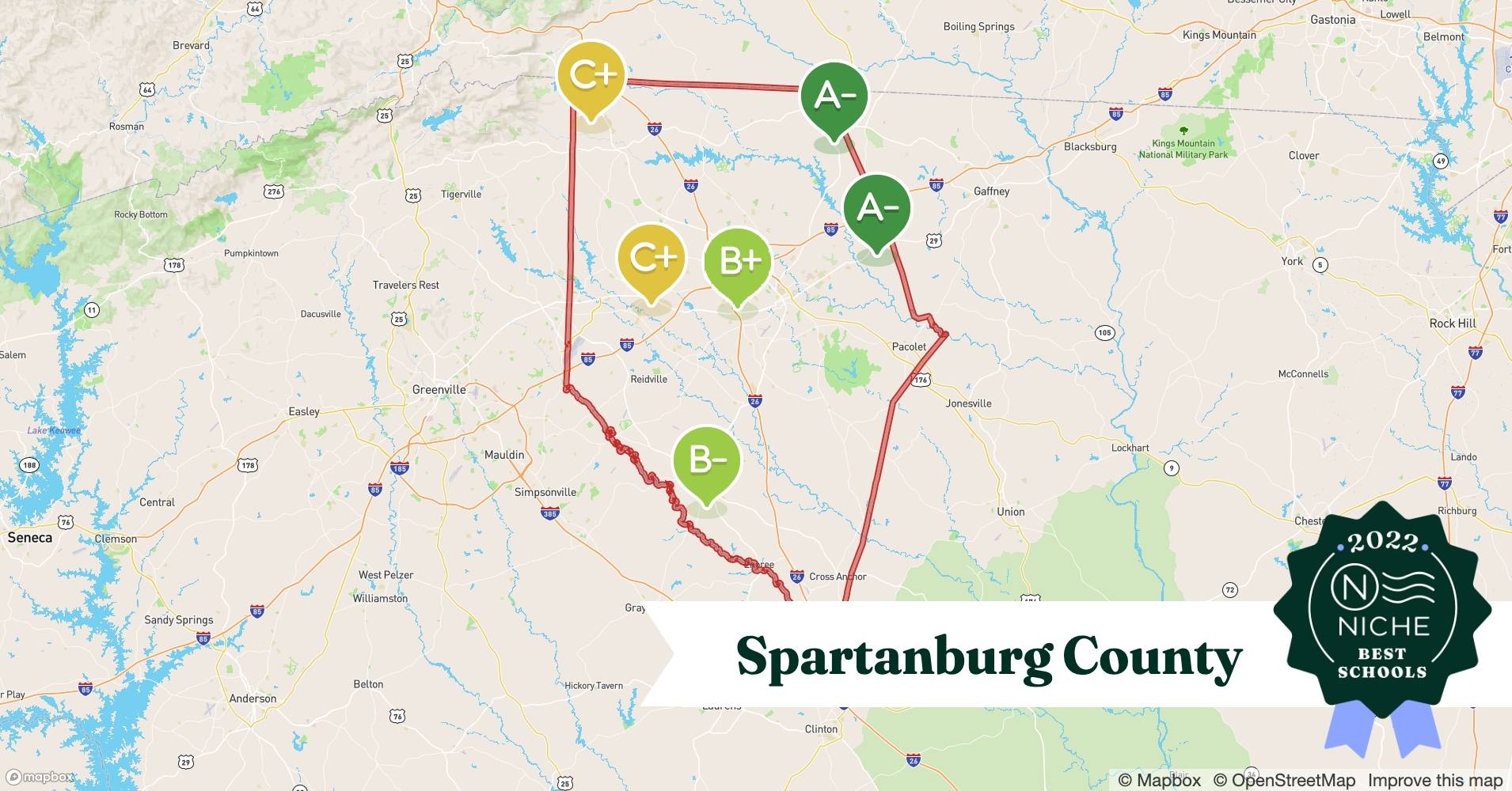 School Districts in Spartanburg County, SC Niche