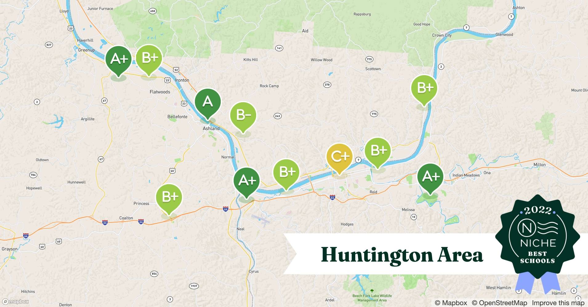 2022 Top School Districts with AP Courses in the Huntington Area Niche